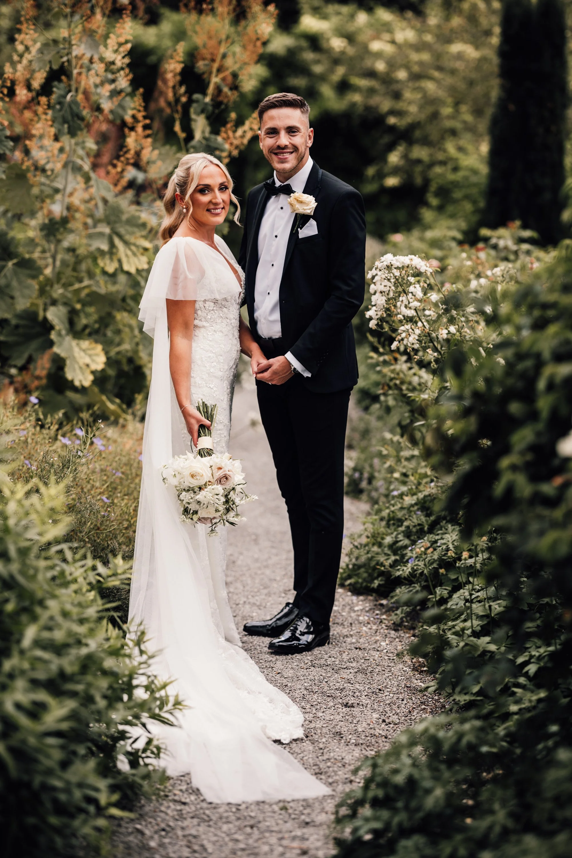 natural wedding photos at Middleton lodge in North Yorkshire