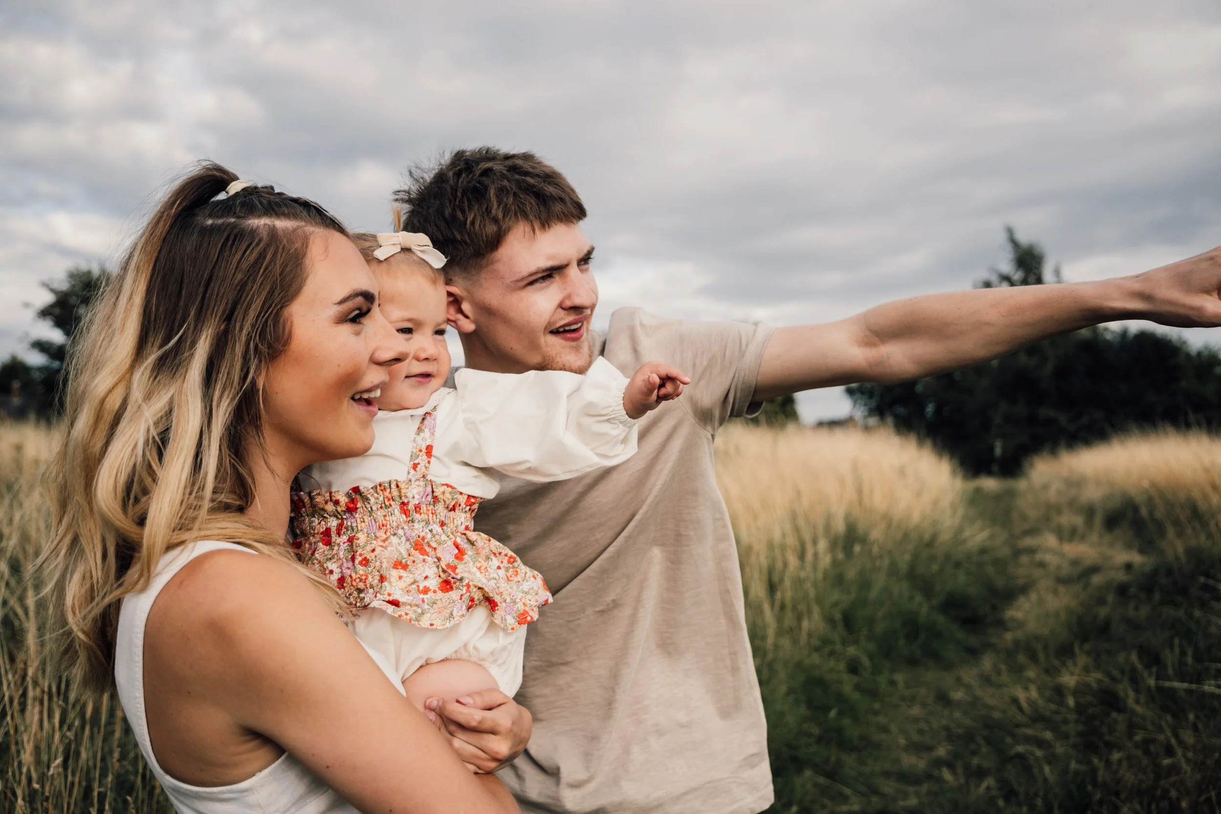 Documentary family session in derbyshire