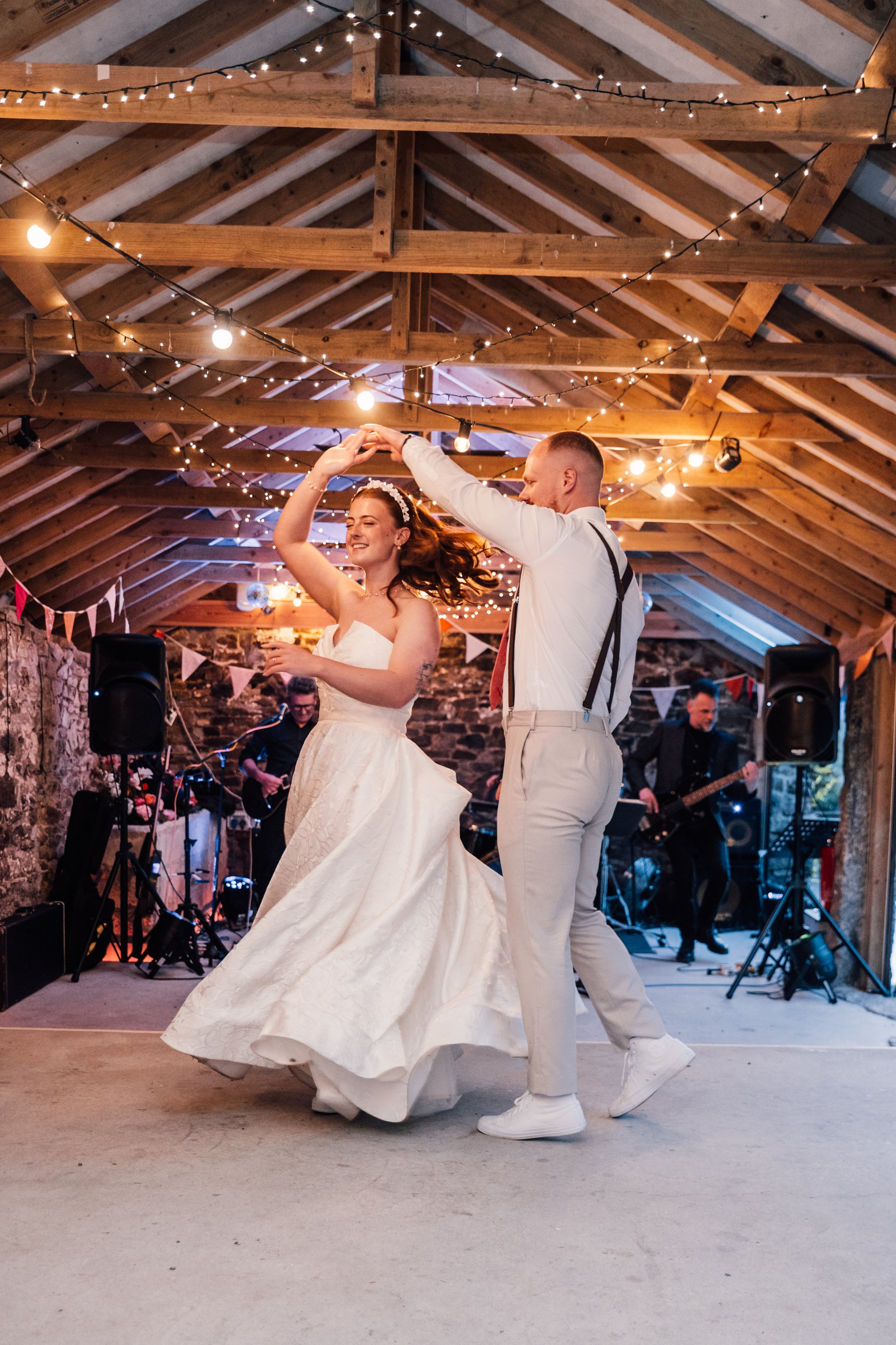 first dance at Pengenna Manor in cornwall