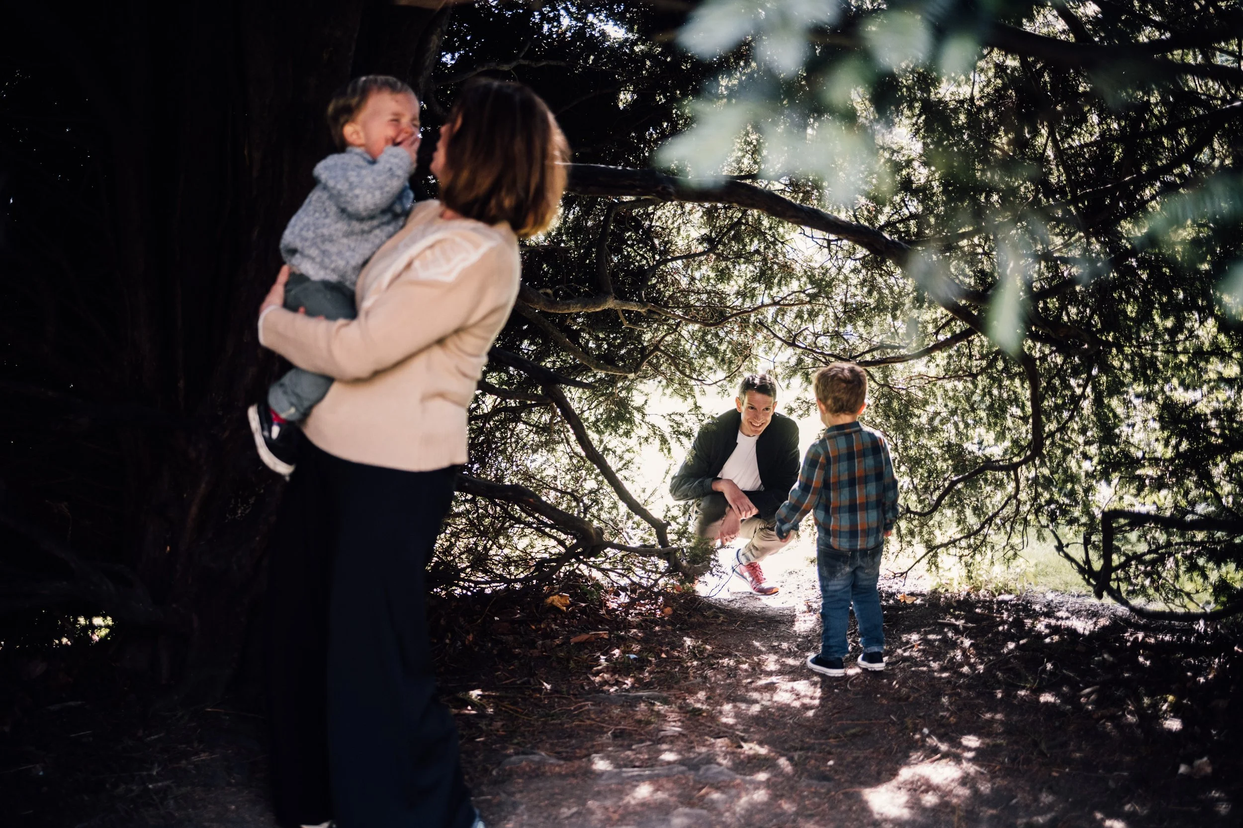 Documentary family photography at Elvaston castle