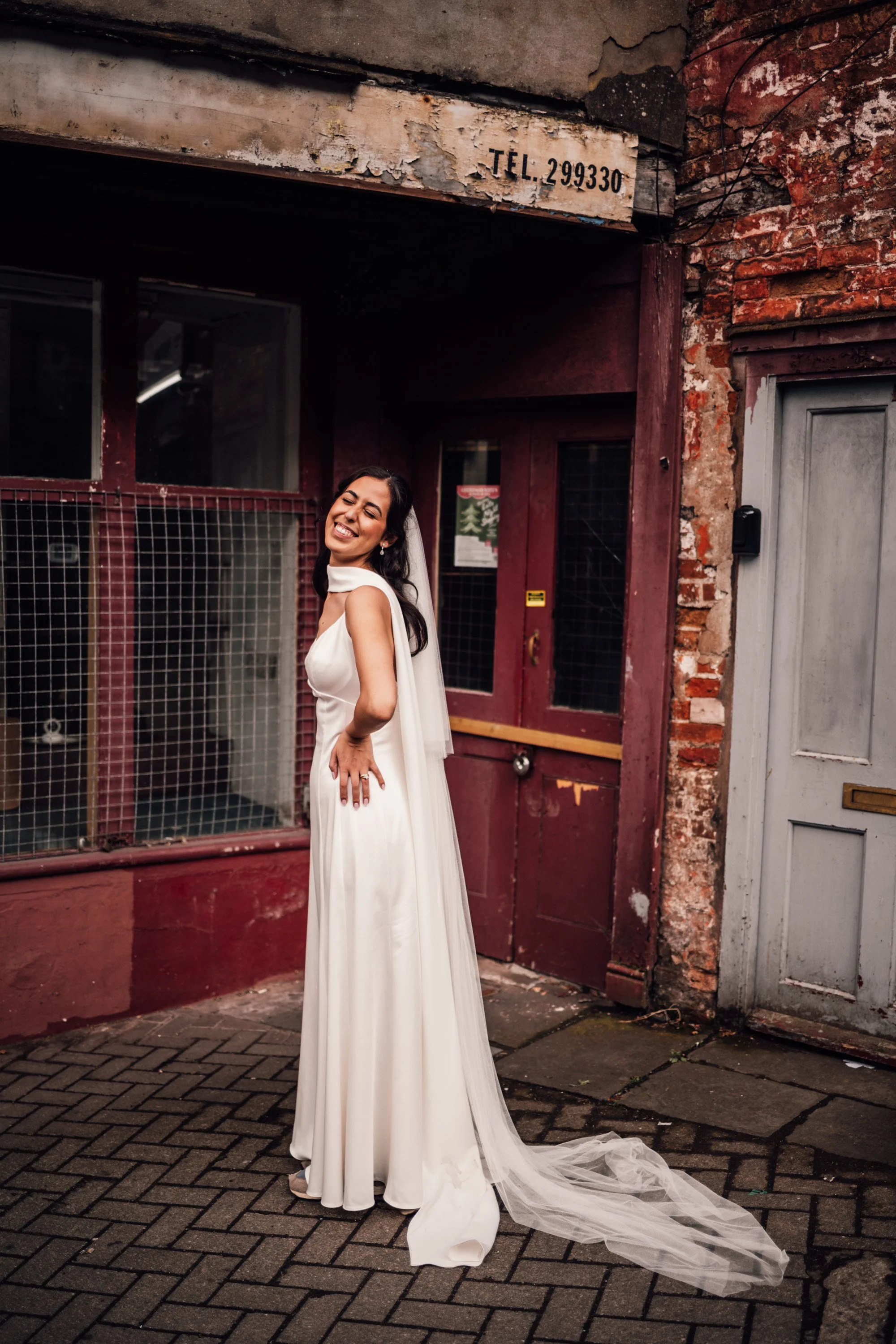 Editorial bridal portraits at The Mount Without wedding in Bristol