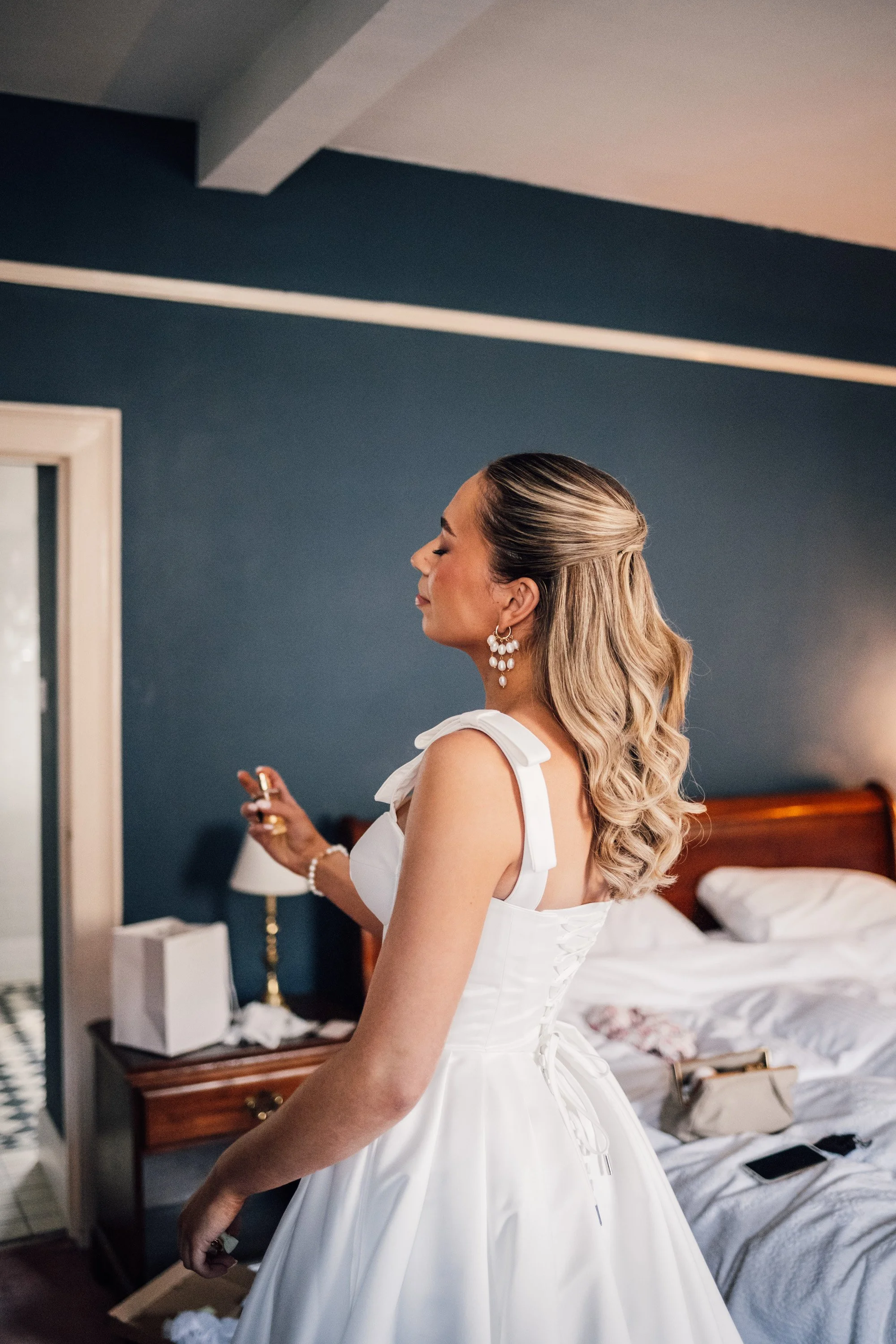 Fine art wedding photography from an August luxury wedding in the Peak District