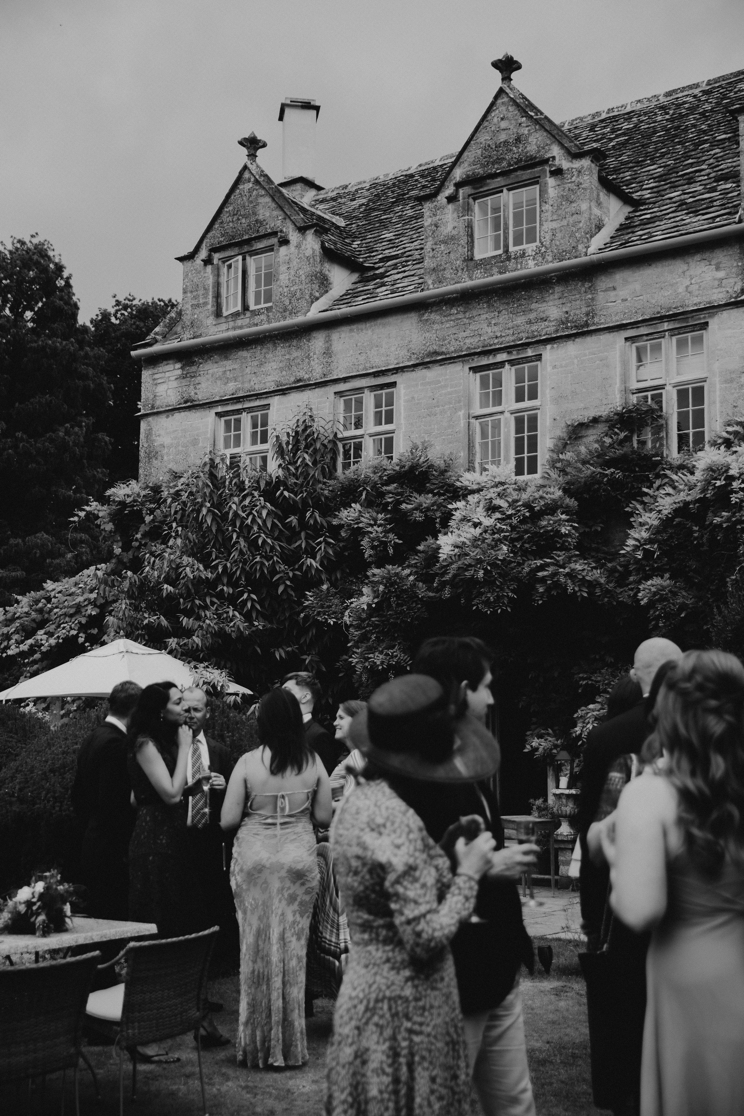 The Pig Hotel garden wedding reception