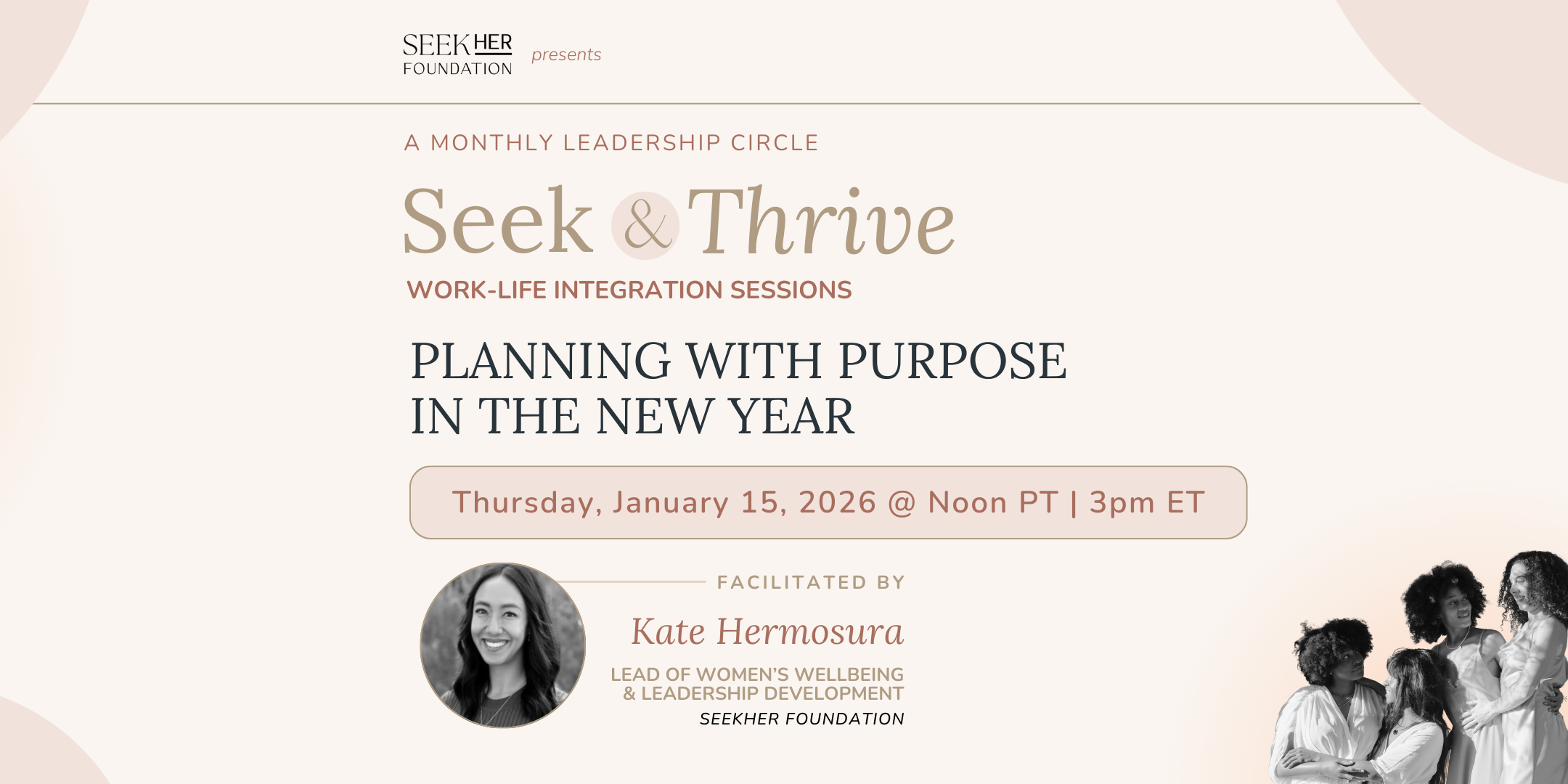Seek &amp; Thrive Session | Planning with Purpose in the New Year