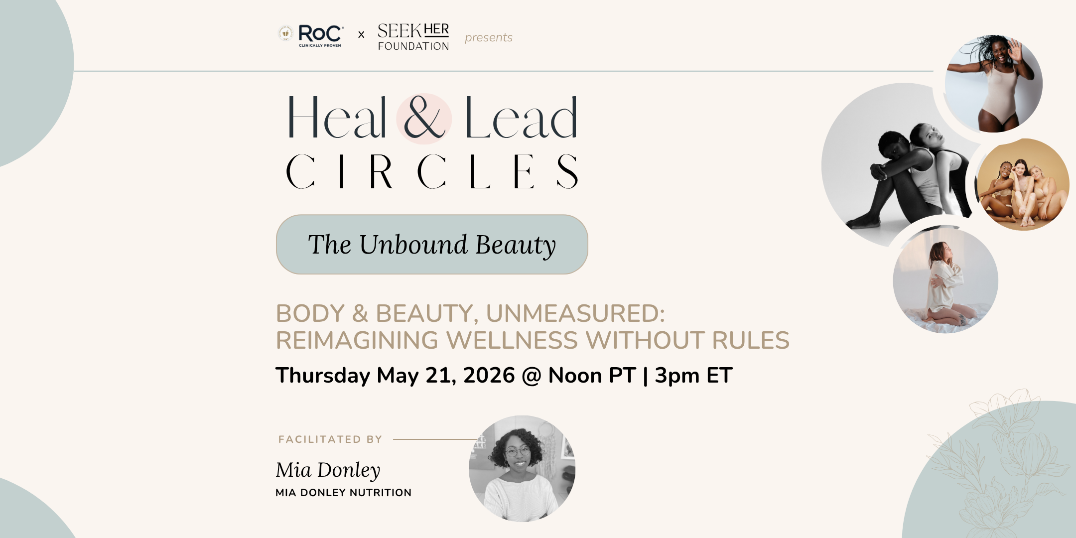 Heal &amp; Lead Circles | Body &amp; Beauty, Unmeasured: Reimagining Wellness Without Rules