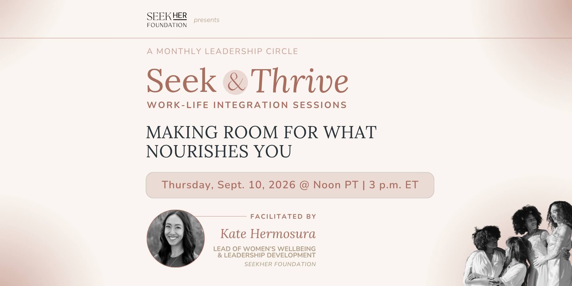 Seek & Thrive Session | Making Room for What Nourishes You