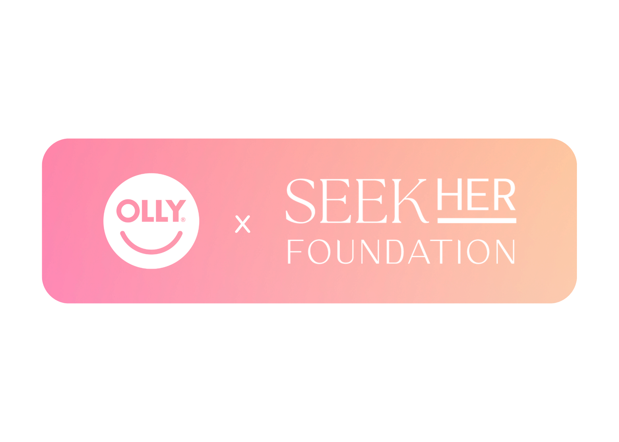 Logo for the Olly SEEKHER Foundation, with a pink background, a white smiling face, and the text 'OLLY' and 'SEEKHER FOUNDATION'.