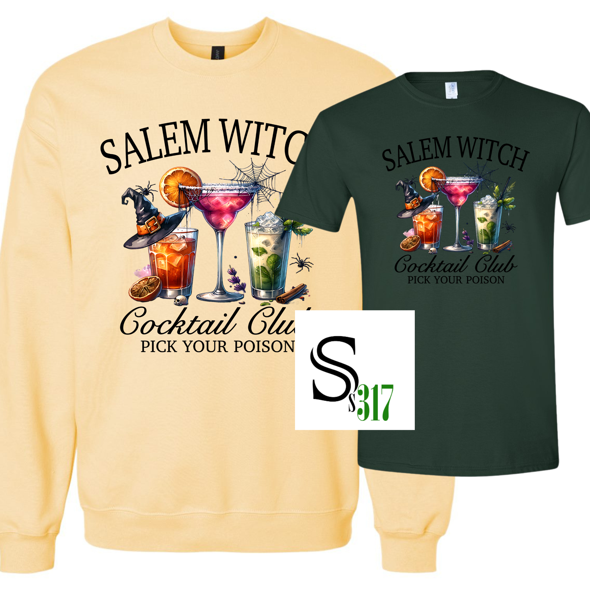 🍸✨ “Salem Witch Cocktail Club – Pick Your Poison”