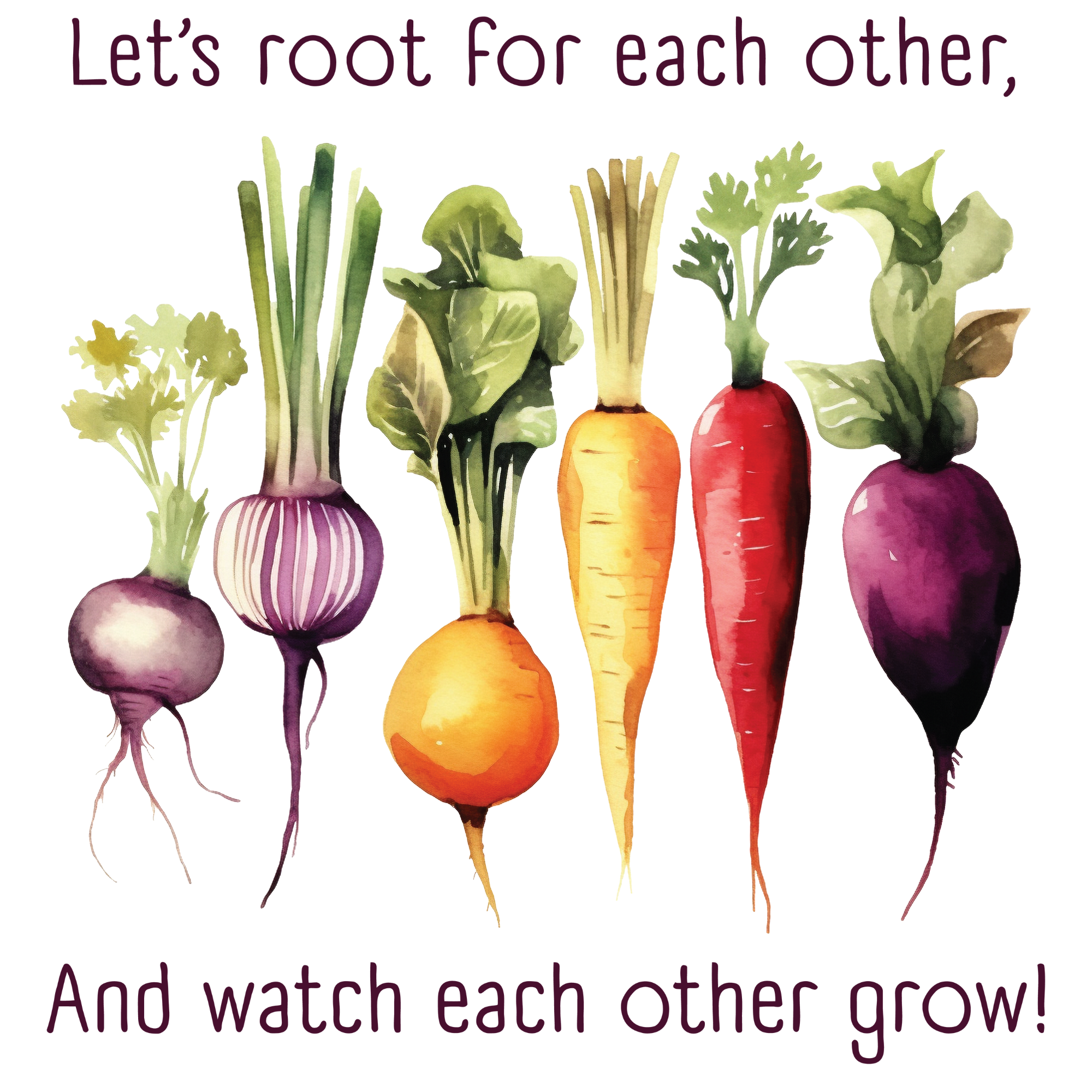 Let's root for each other
