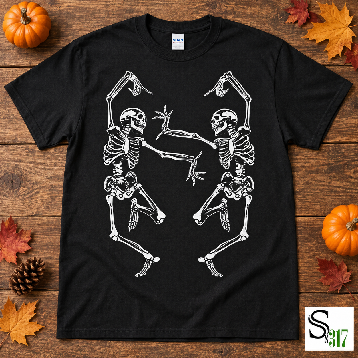 dancing skeleton