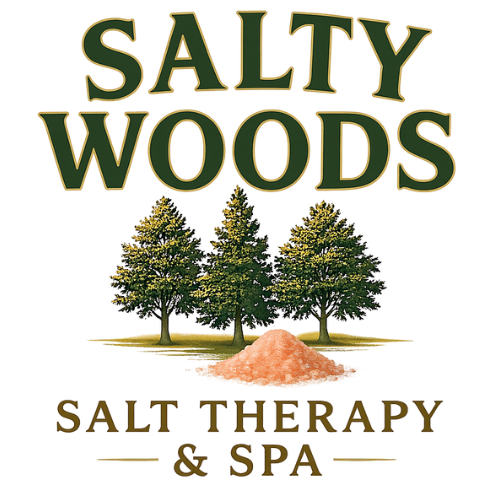 Salty Woods Salt Therapy & Spa logo in Greenwood, Indiana