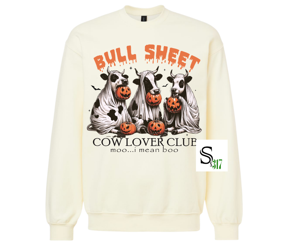 👻🐄 Bull Sheet Cow Lover Halloween Hoodie & Sweatshirt 🐄👻