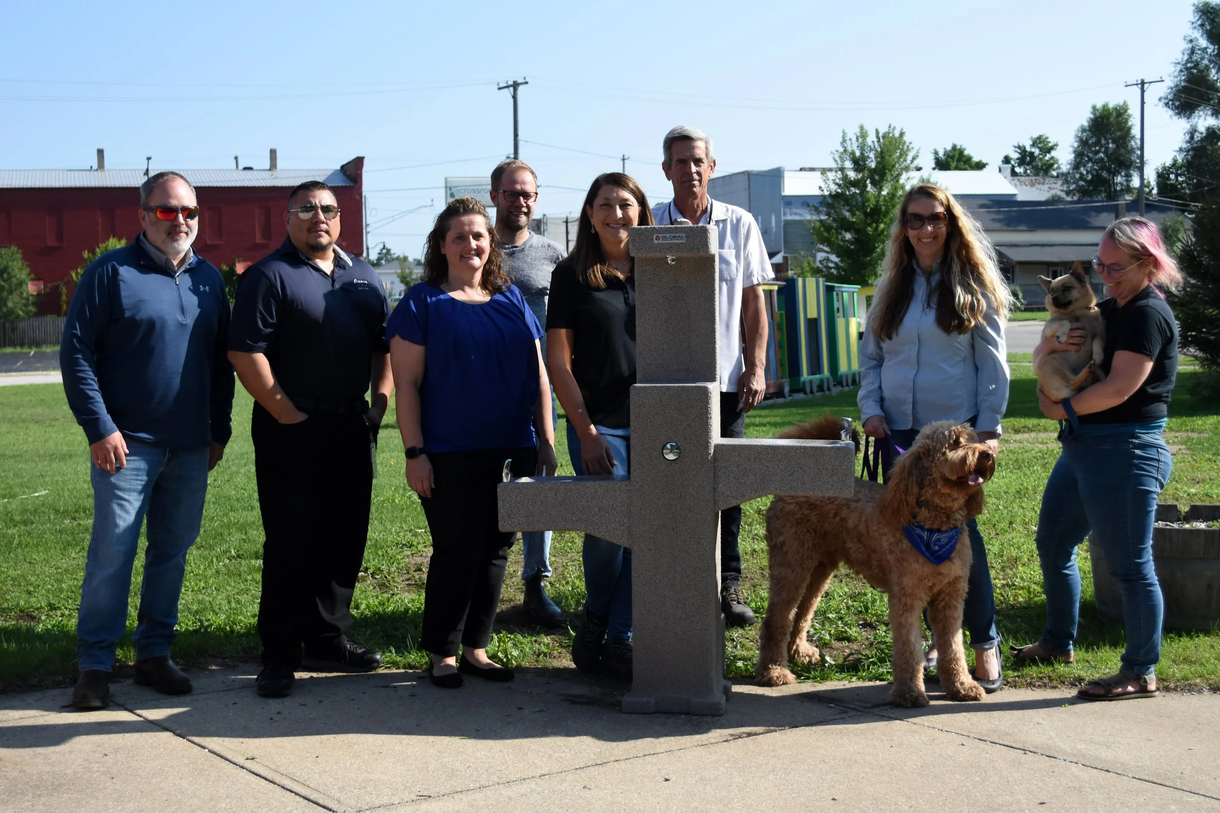 BlueTriton Brands — New water fountain for popular Evart, Michigan Rails to Trails funded by Ice