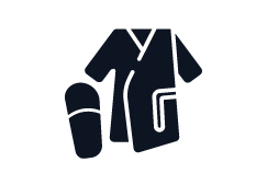 Uniforme de buceo con máscara y tubo de respiración, y un tanque de oxígeno