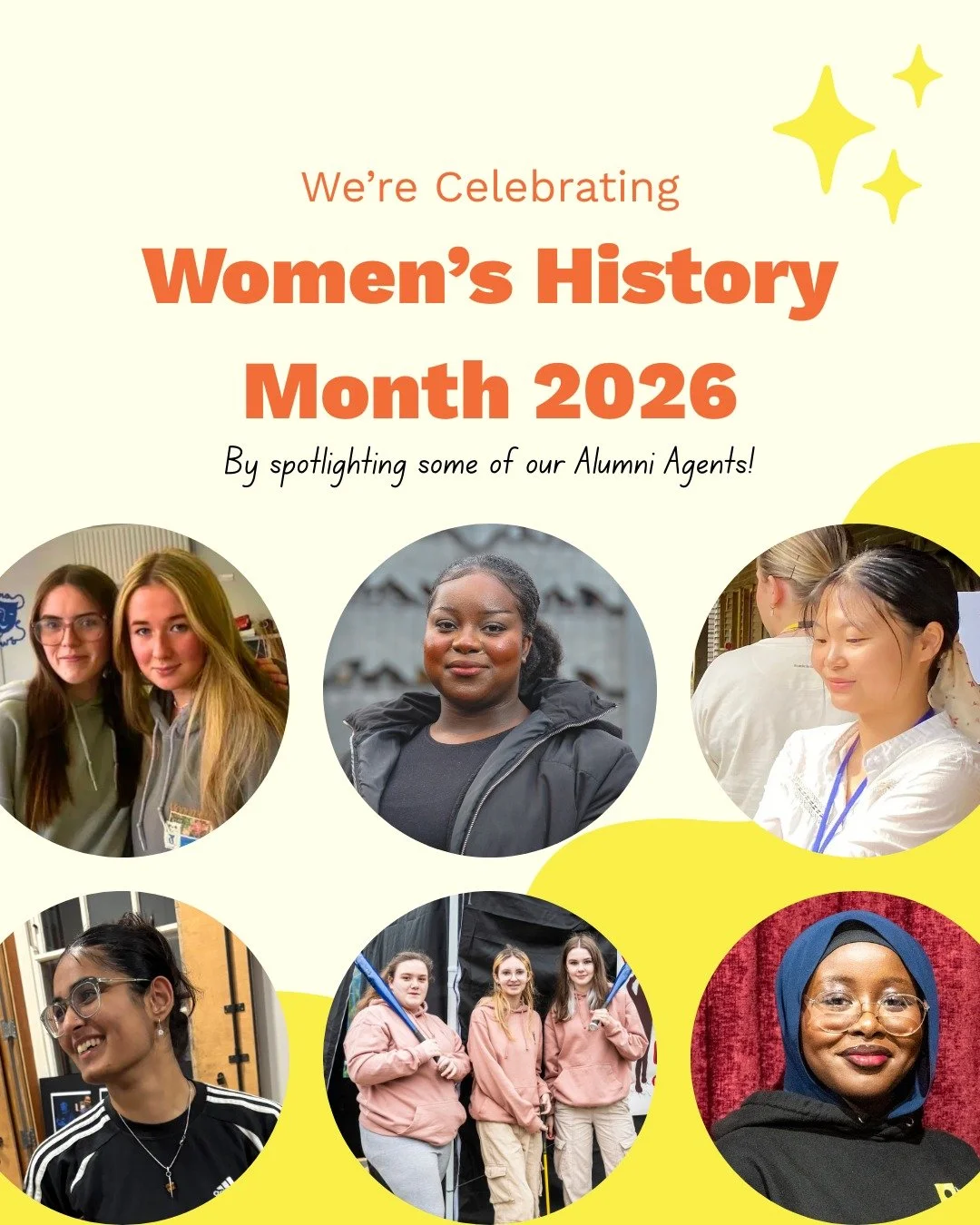 It&rsquo;s Women&rsquo;s History Month ✨
We&rsquo;re spotlighting some of the brilliant girls and women who&rsquo;ve been part of The Agency programme across the UK, turning their ideas into powerful projects and making history in their communities.
