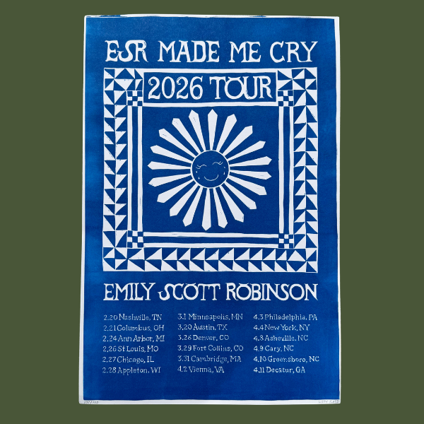 ESR Made Me Cry 2026 Tour Poster