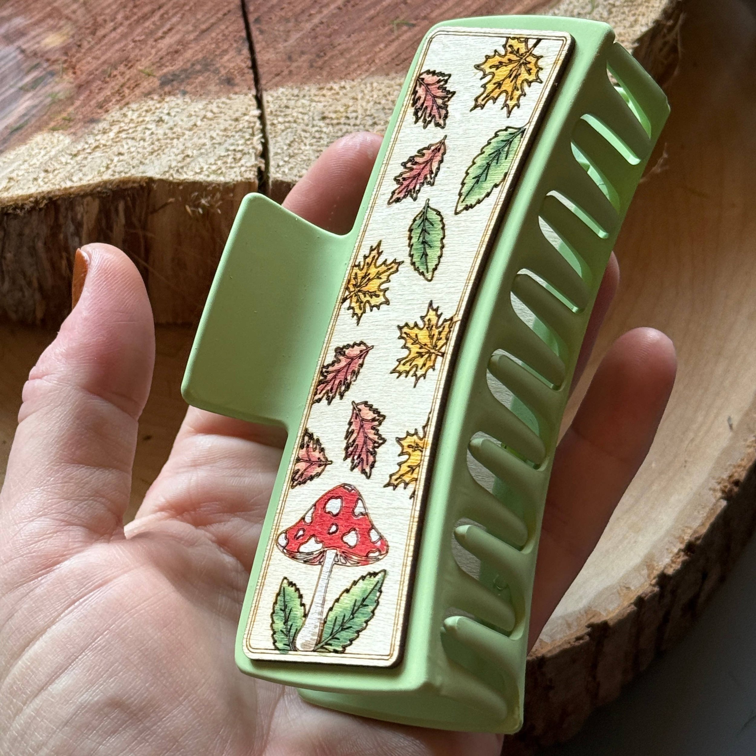 5 inch mushroom hair clip