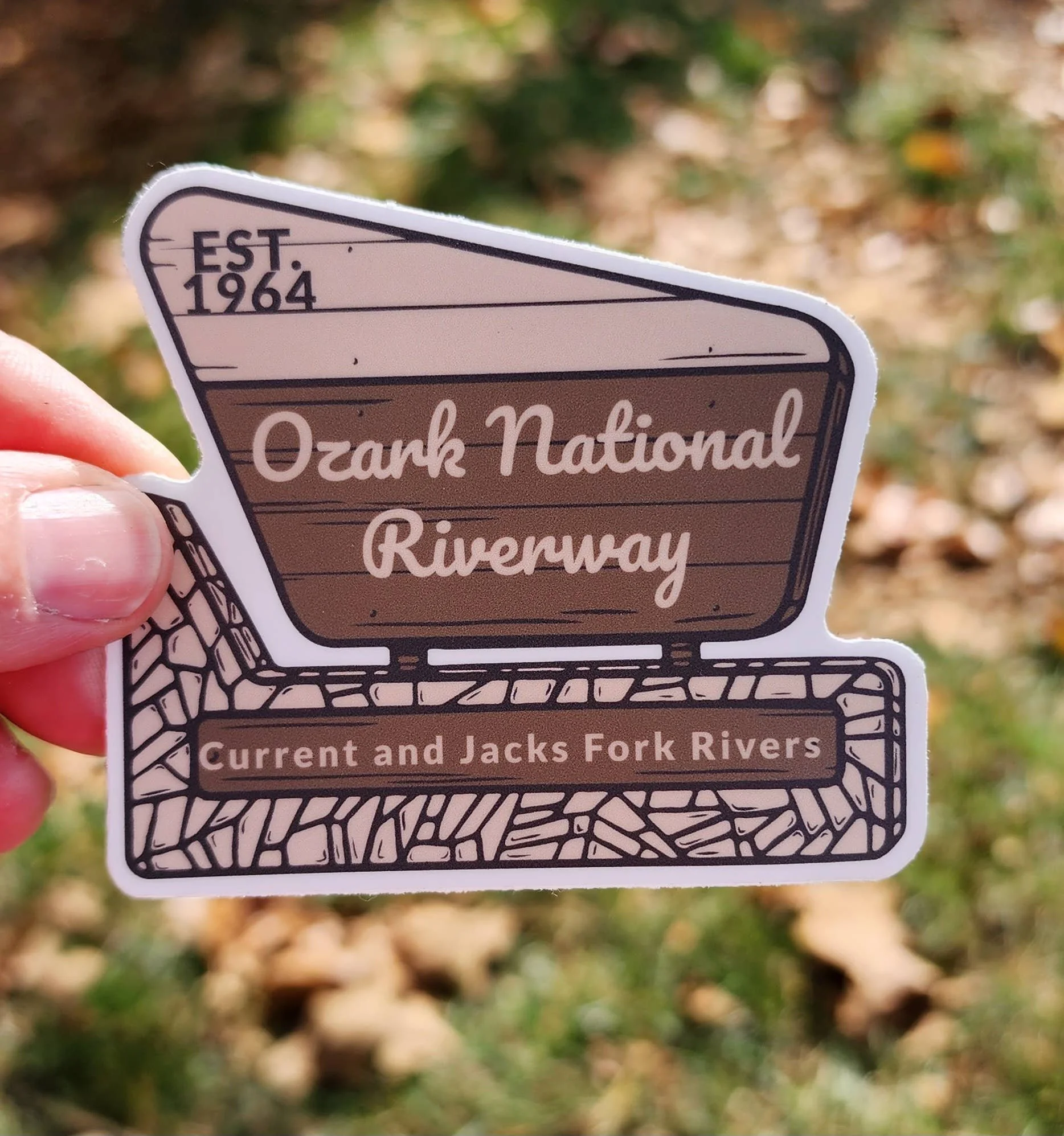 3" Missouri National Riverway Sticker
