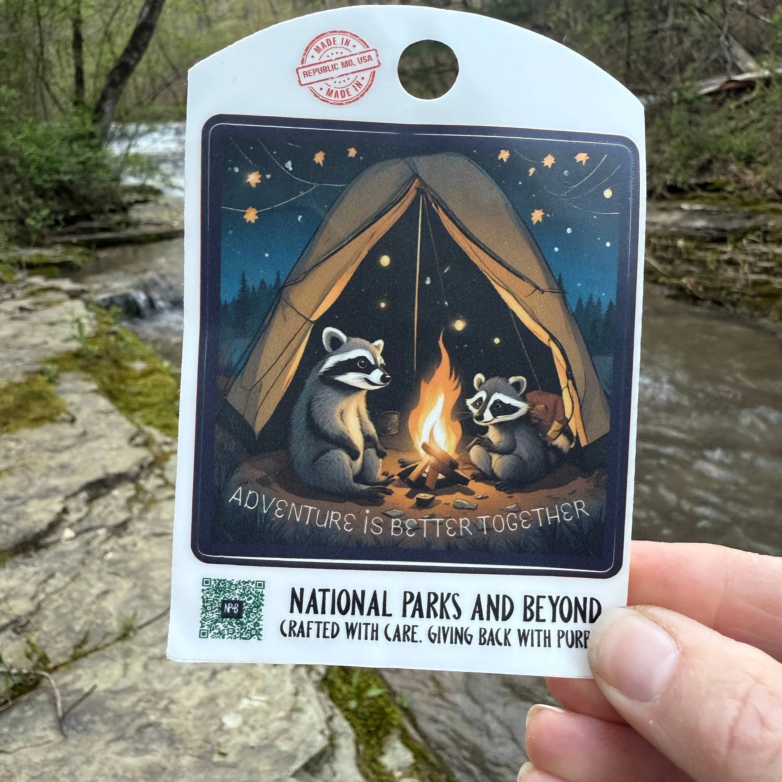 Comes on a card ready to hang