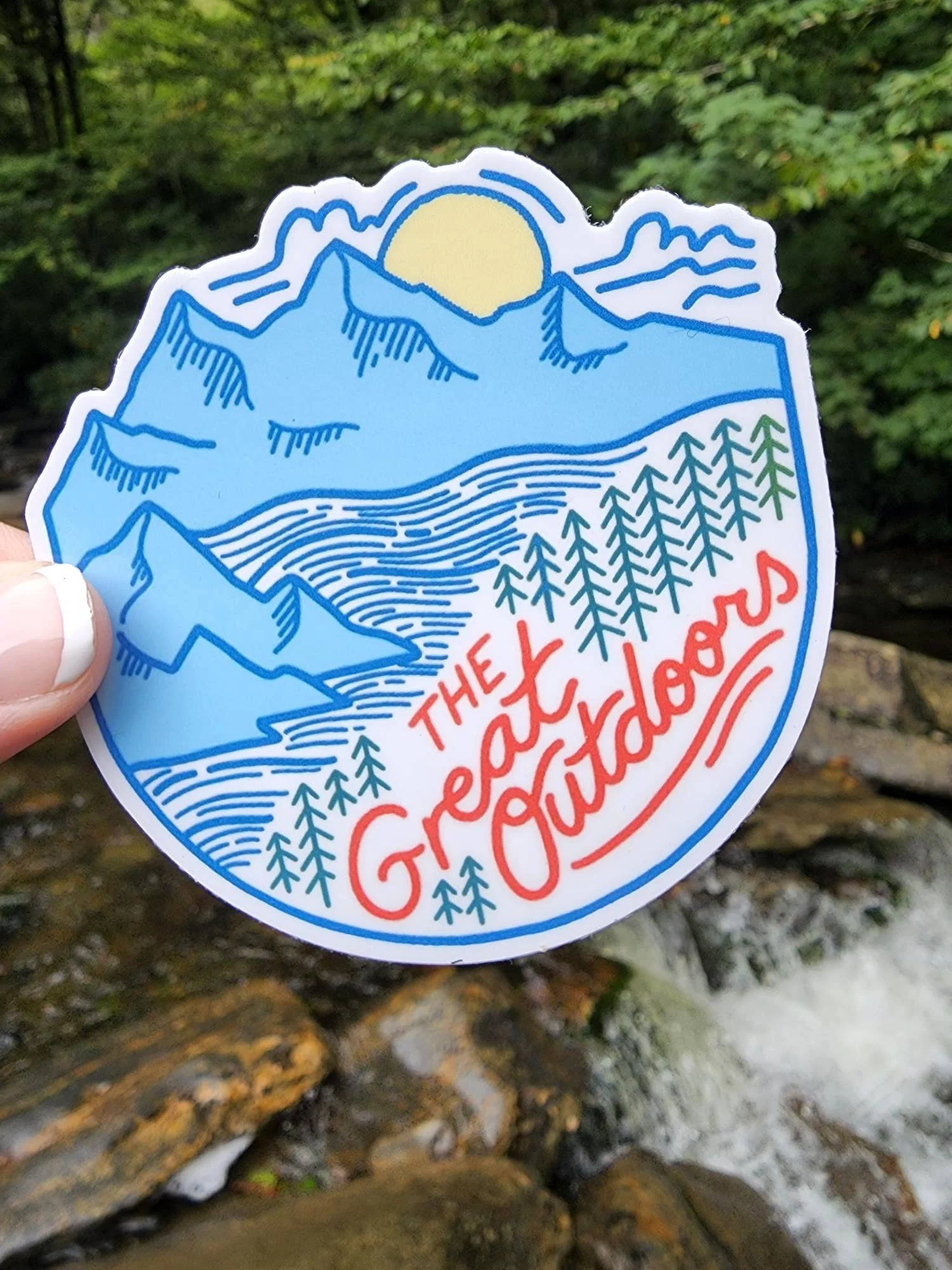 The Great Outdoors Diecut 3" Vinyl Sticker