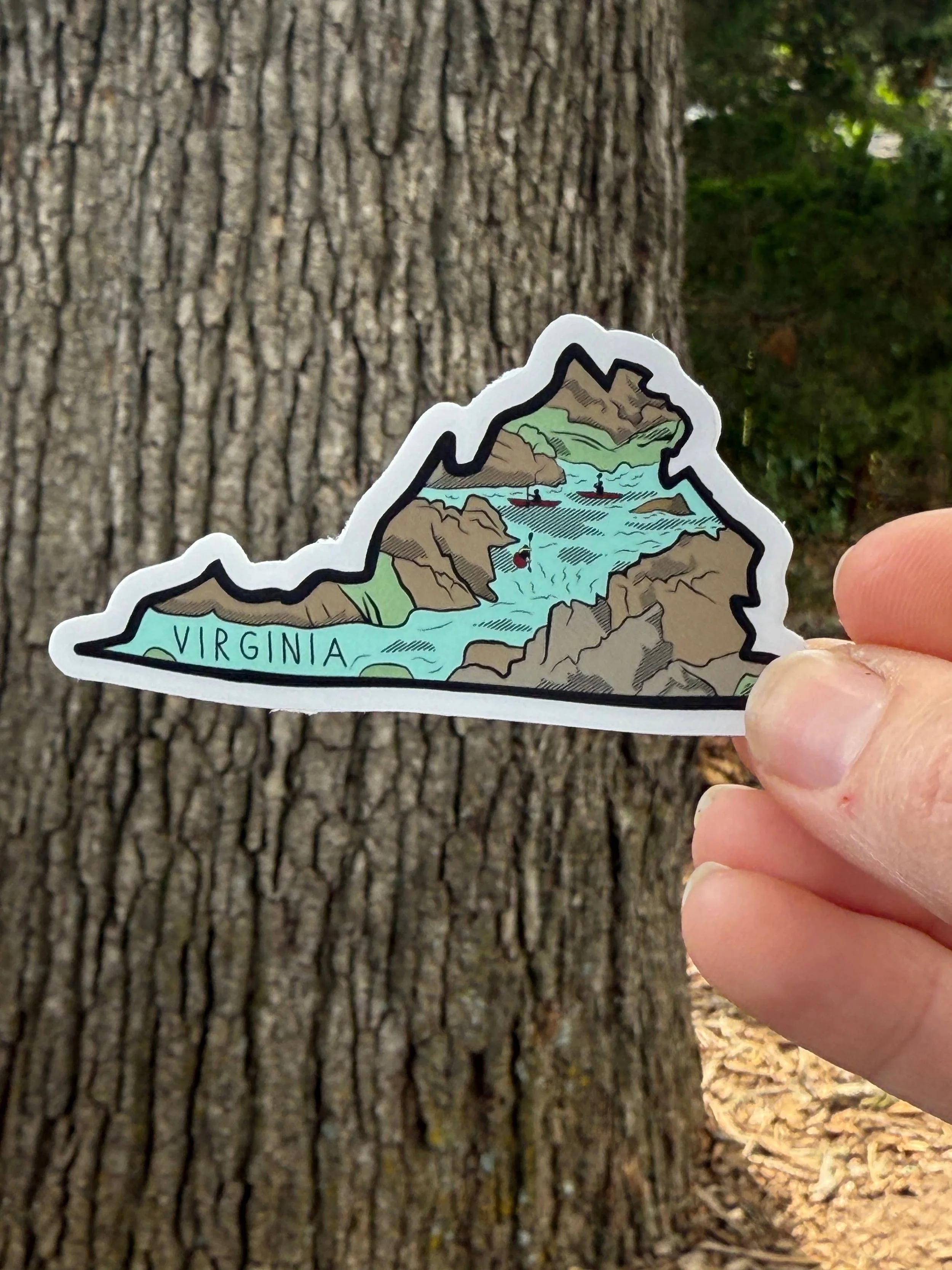 Virgina State Checklist 3” Vinyl Sticker