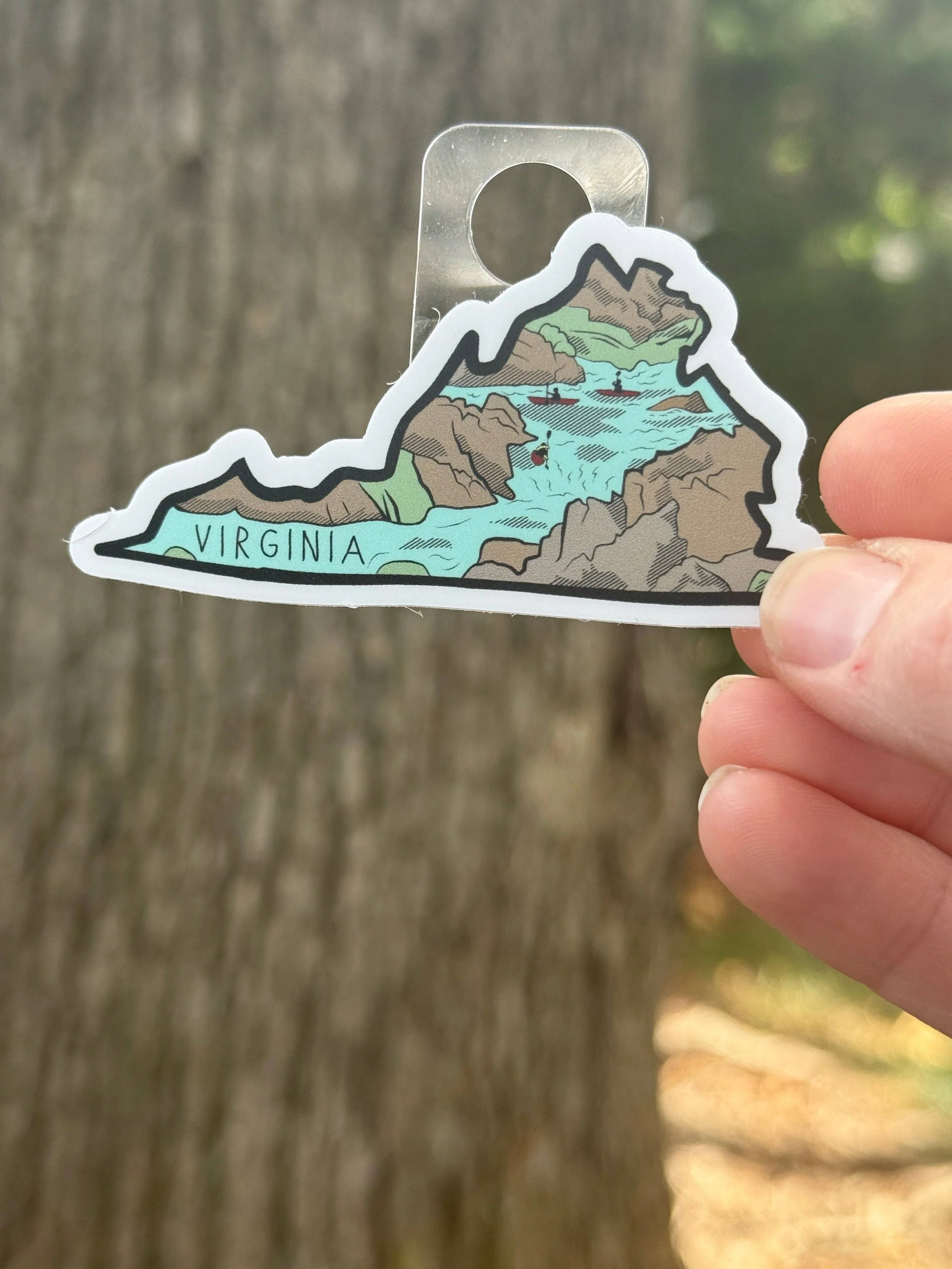 Virgina State Checklist 3” Vinyl Sticker