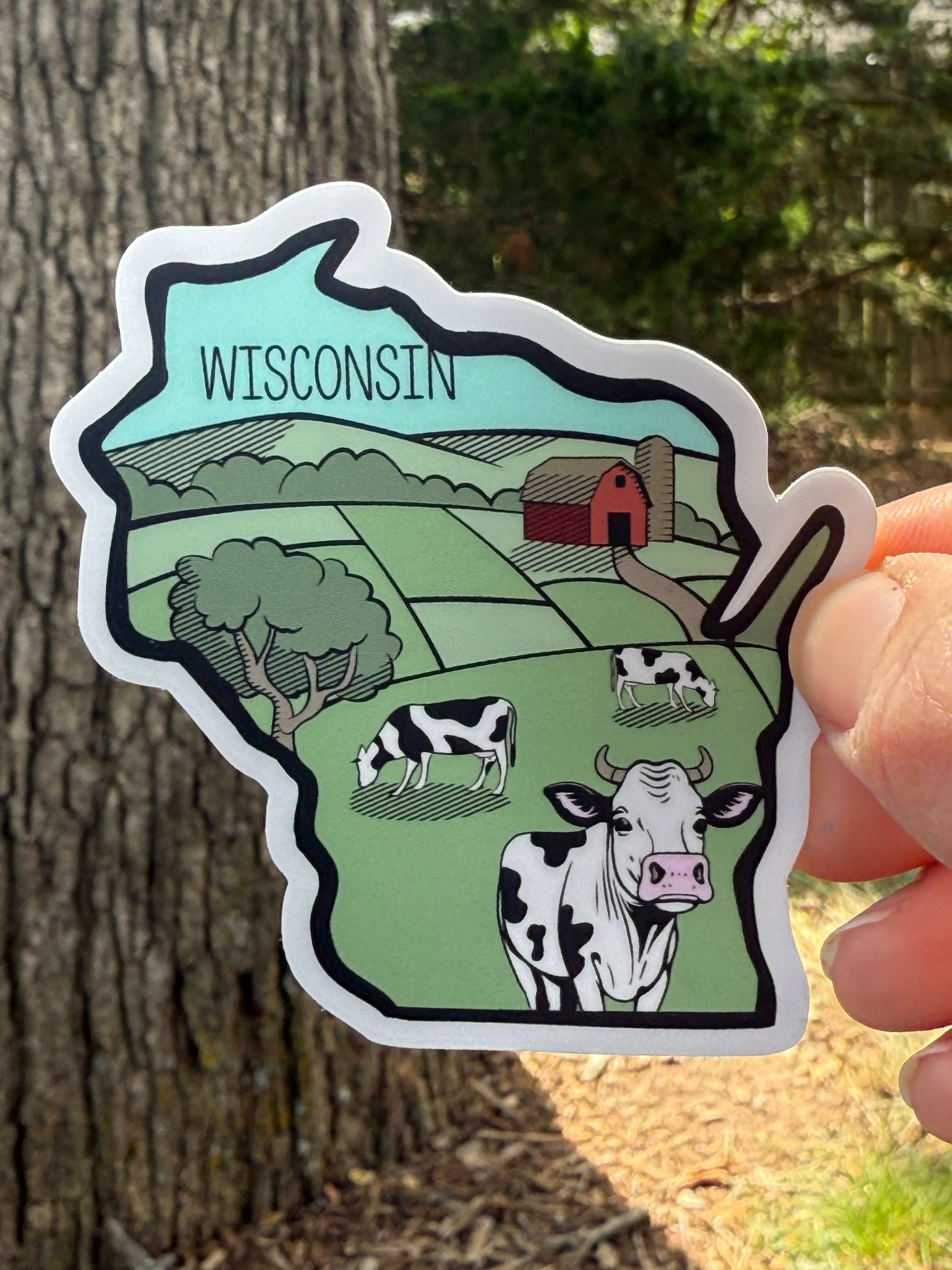 Wisconsin State Checklist 3” Vinyl Sticker