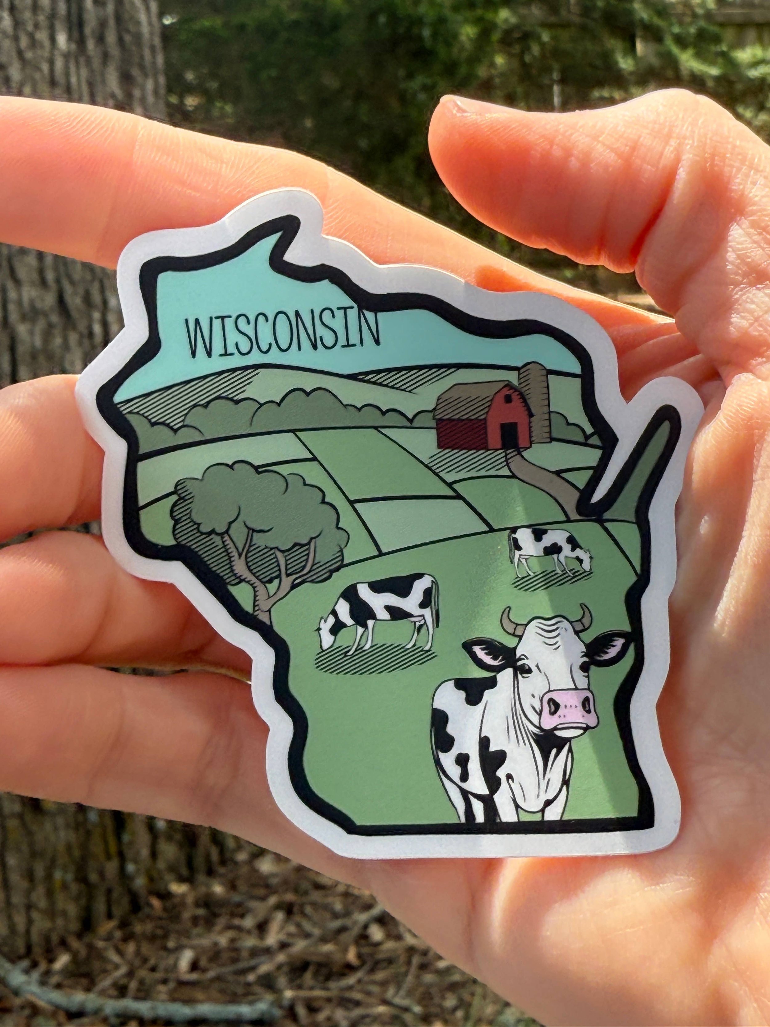 Wisconsin State Checklist 3” Vinyl Sticker