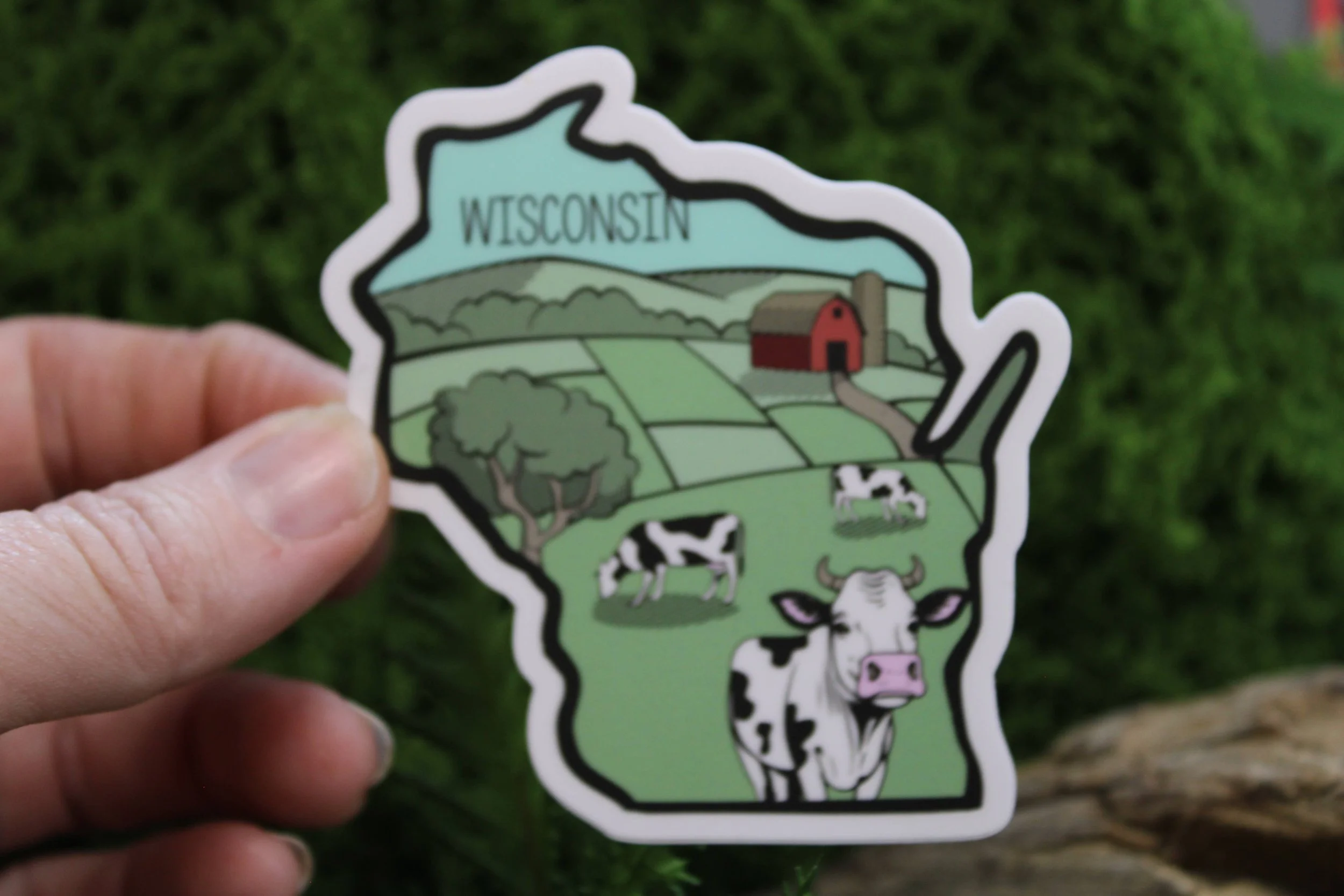 Wisconsin State Checklist 3” Vinyl Sticker