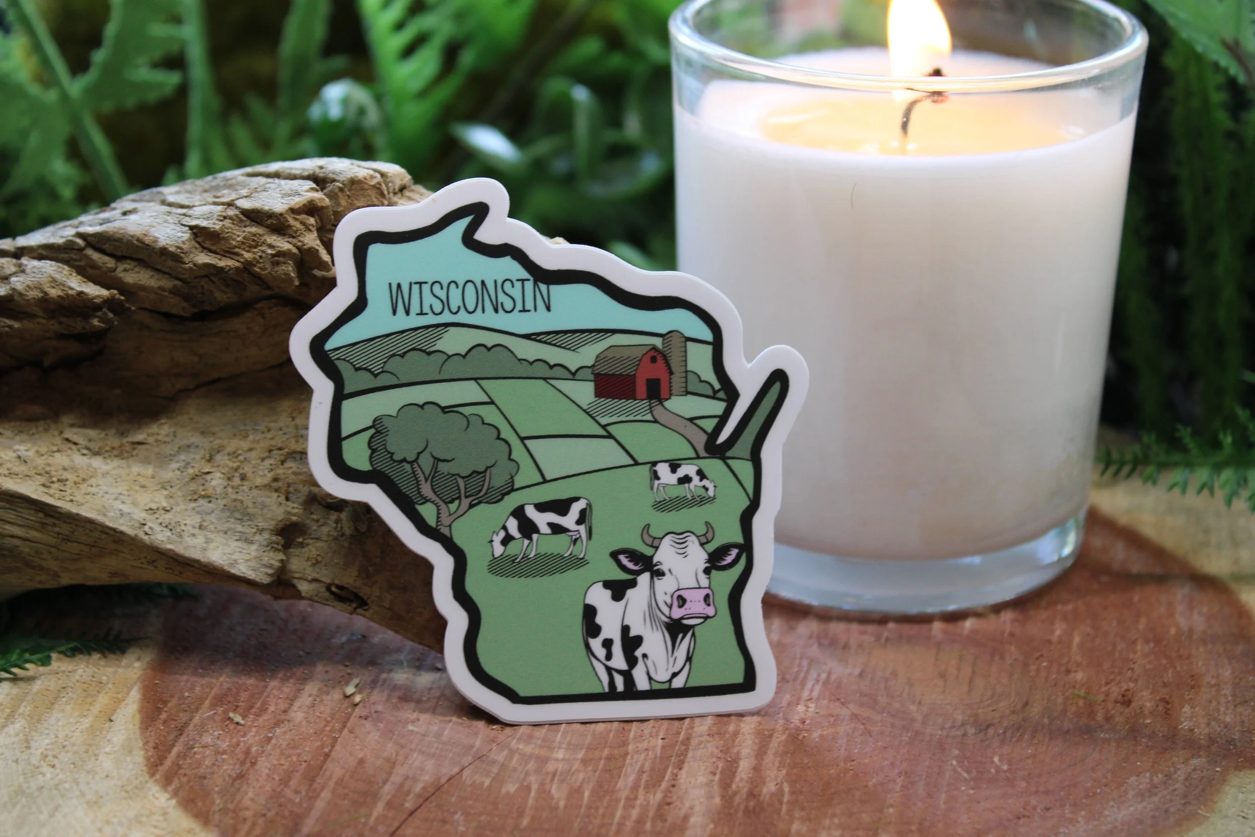 Wisconsin State Checklist 3” Vinyl Sticker