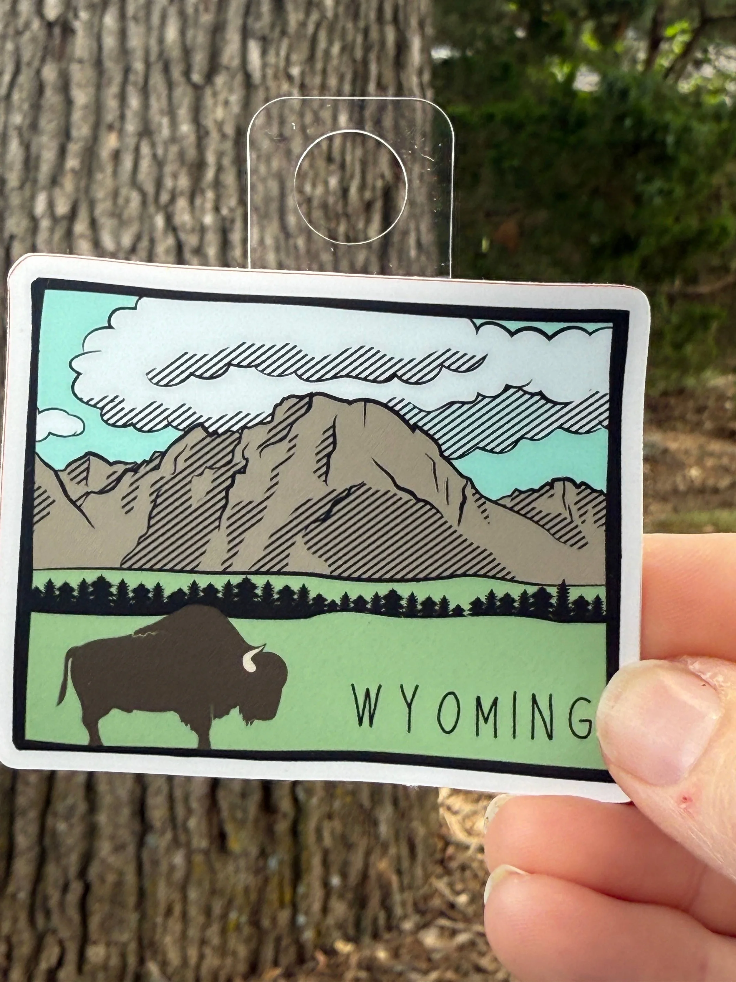 Wyoming State Checklist 3” Vinyl Sticker
