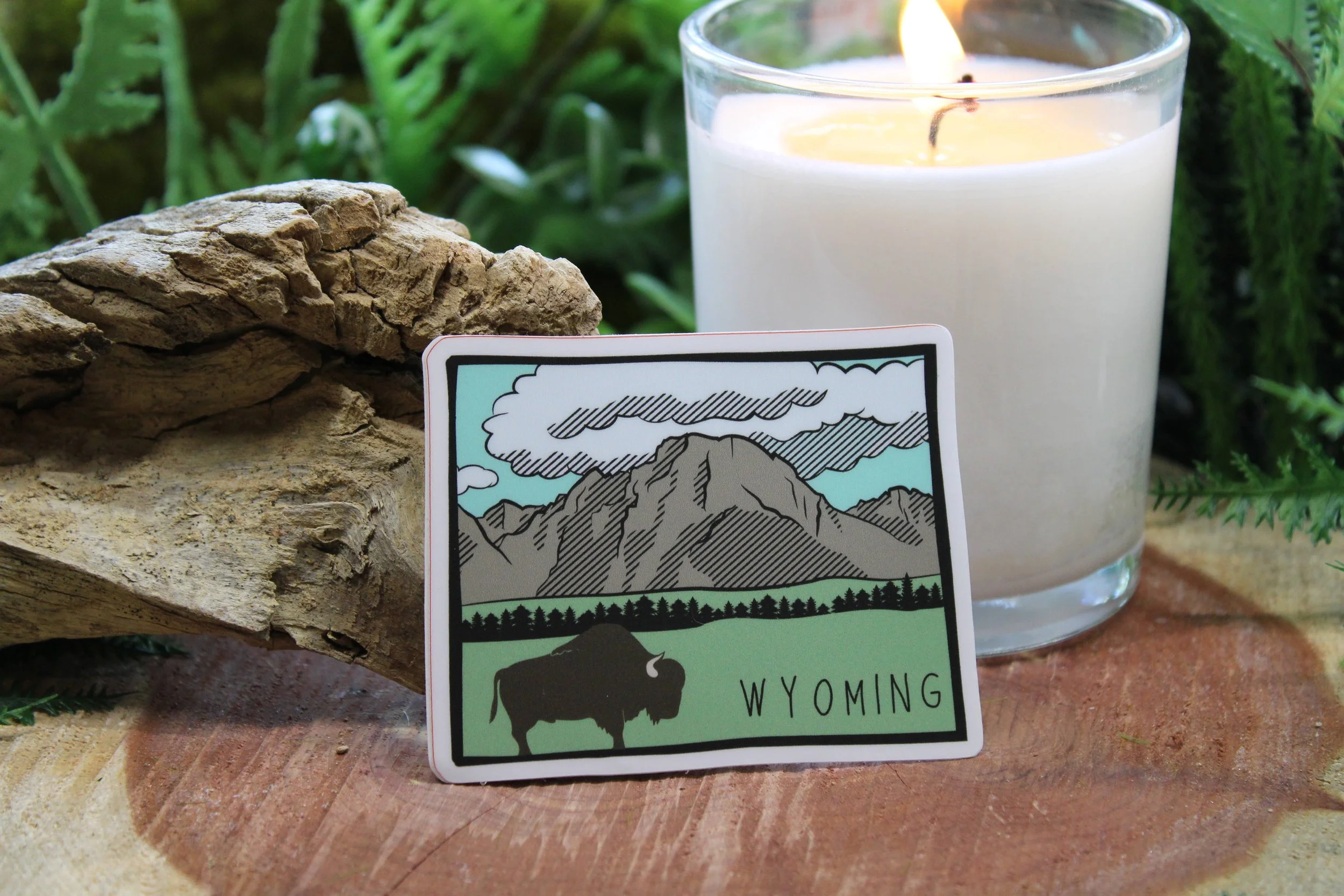 Wyoming State Checklist 3” Vinyl Sticker