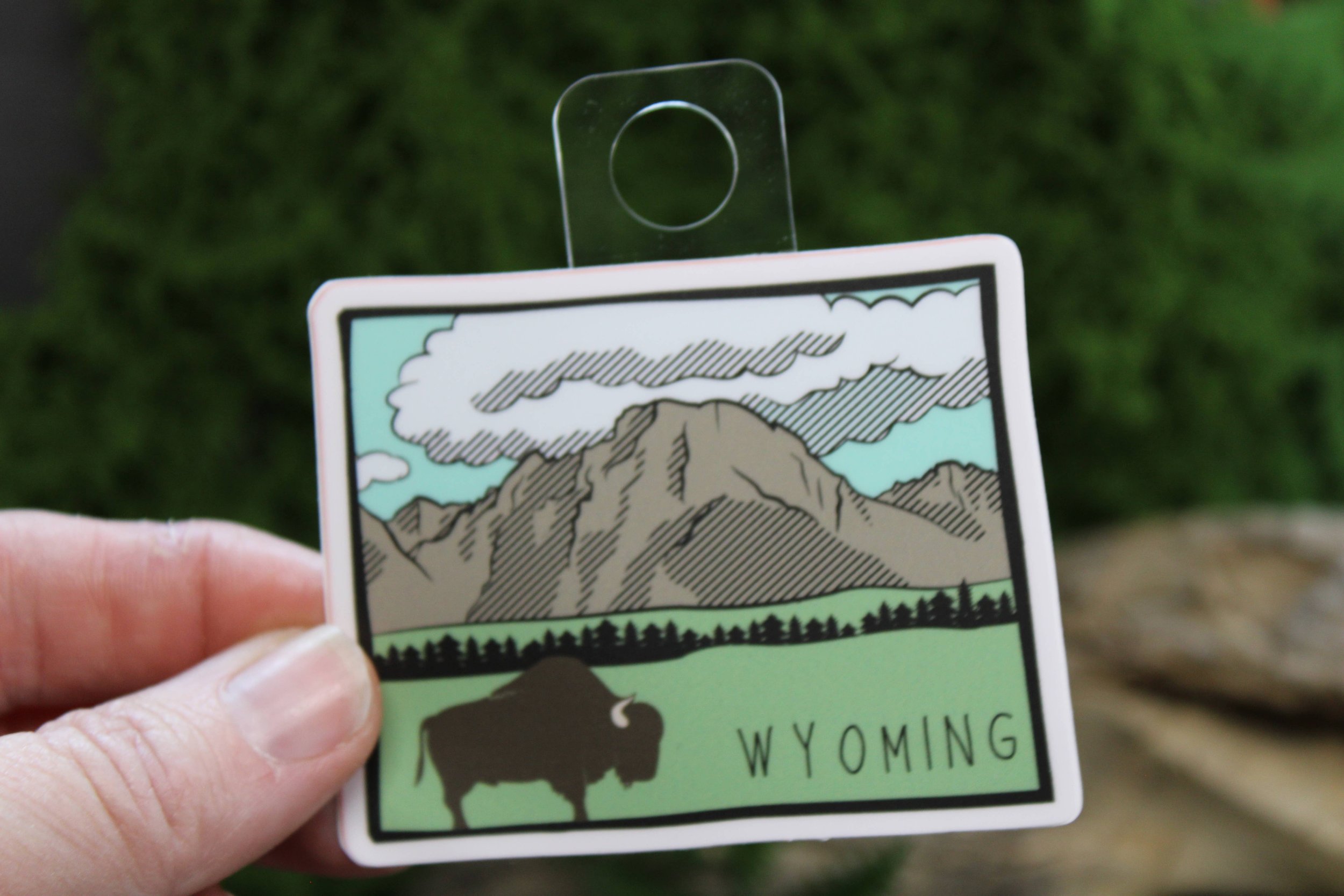 Wyoming State Checklist 3” Vinyl Sticker
