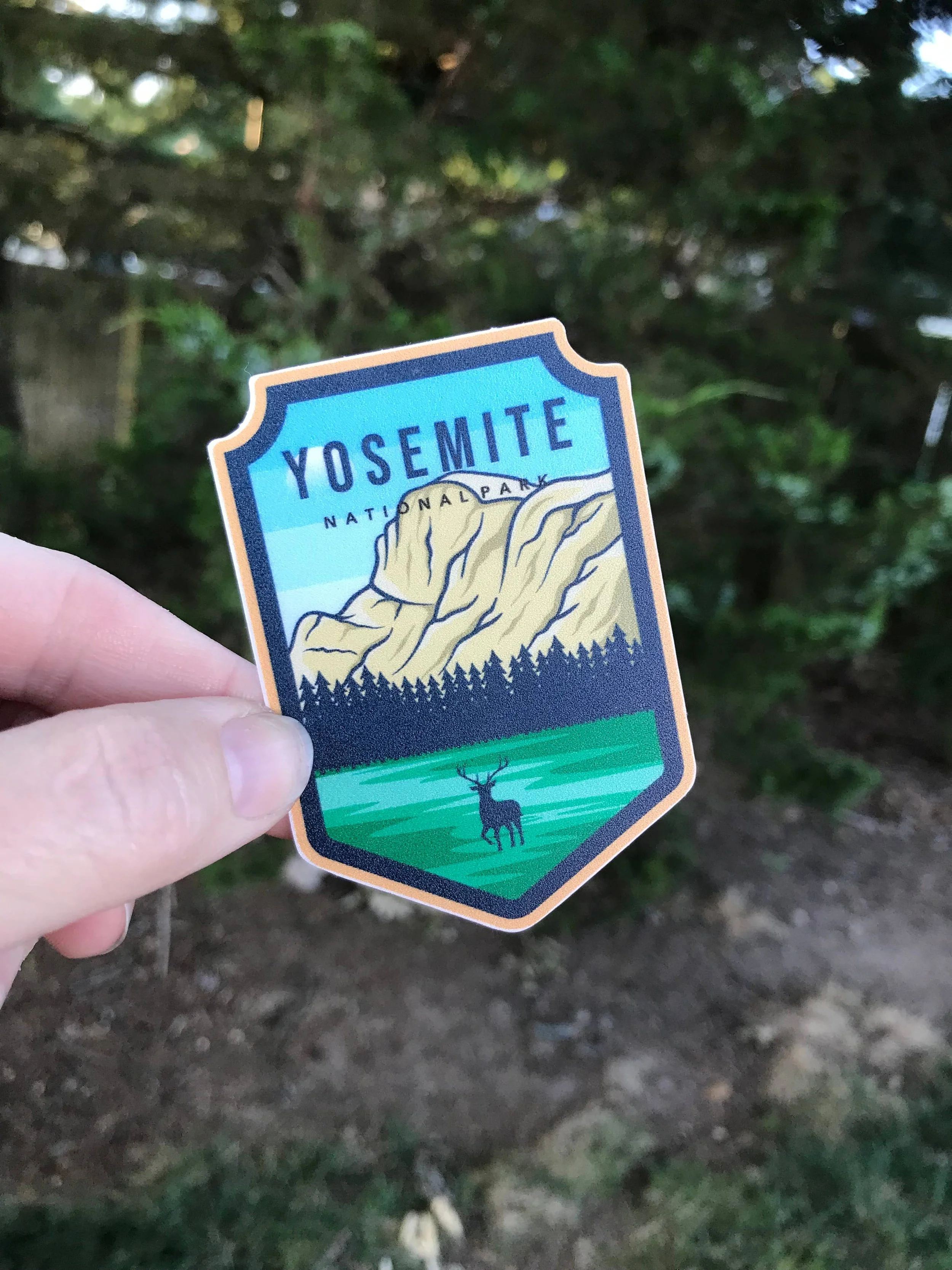Yosemite Deer National Park 3" Vinyl Sticker