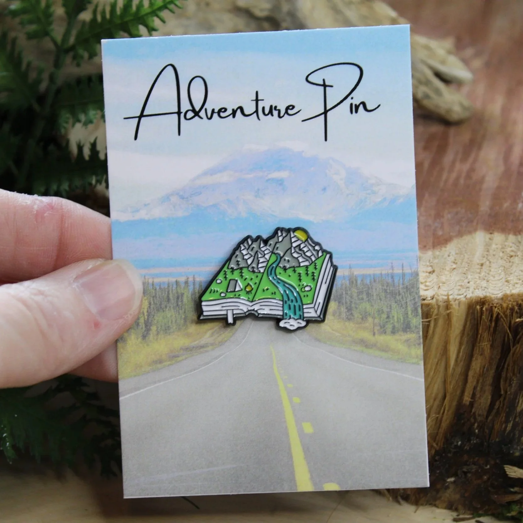 This Pin will arrive on a card