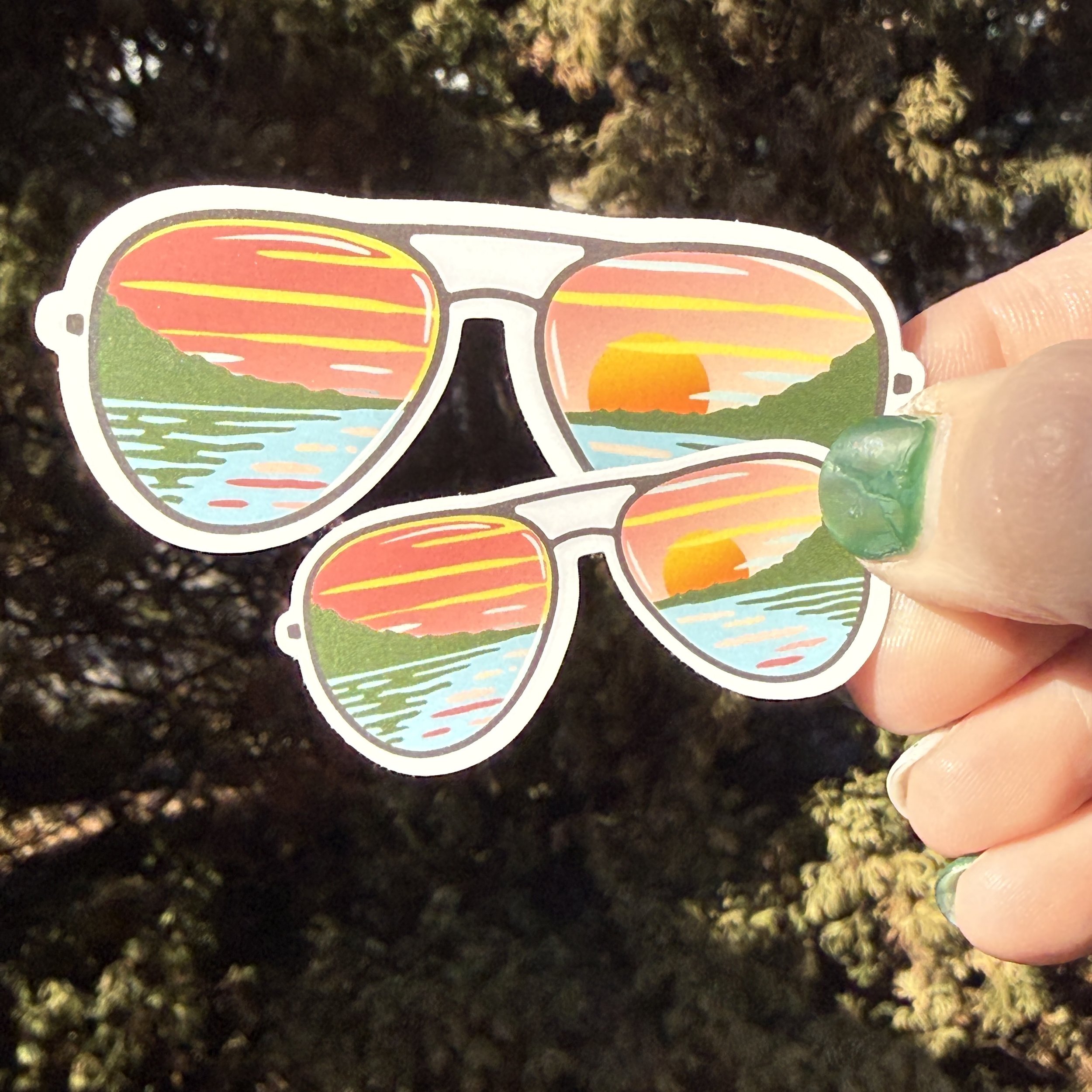 2" and 3" sunset-lake-sunglasses-vinyl-sticker.png