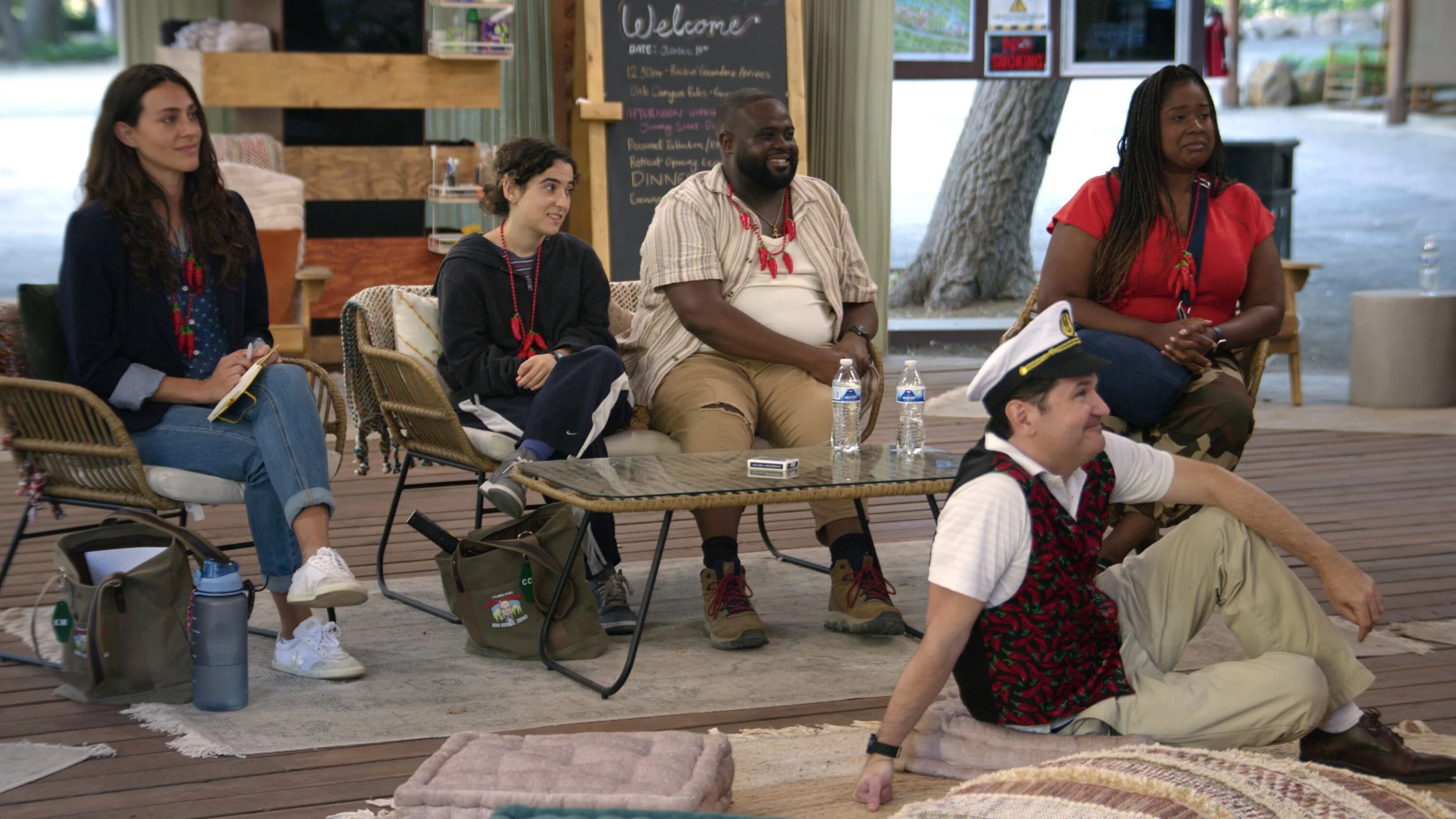  Kate (Erica Hernandez), Claire (Rachel Kaly), PJ (Marc-Sully Saint-Fleur), Kevin (Ryan Perez), Jackie (LaNisa Frederick) 