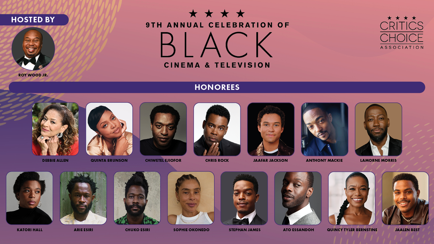 Celebration of Black Cinema &amp; Television 2026 Honorees