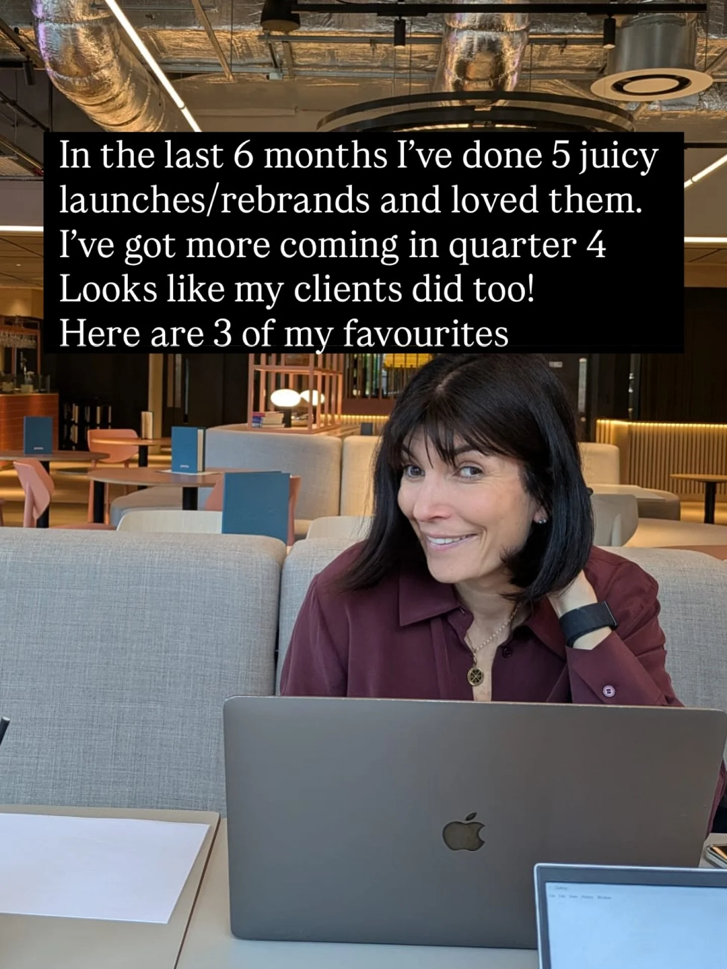 Sometimes I can&rsquo;t believe this is my job 😊

Helping incredible women transform their businesses through powerful rebrands and launches? Getting to witness those lightbulb moments when they finally see themselves the way their clients do?

Pure