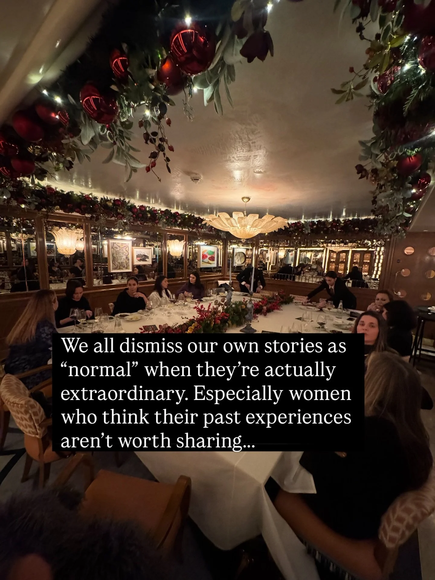We all dismiss our own stories as &ldquo;normal&rdquo; when they&rsquo;re actually extraordinary. Read that again. Yea you! 

&ldquo;Sometimes my own story - which feels so &lsquo;normal&rsquo; to me - can actually be interesting to others.&rdquo; - 