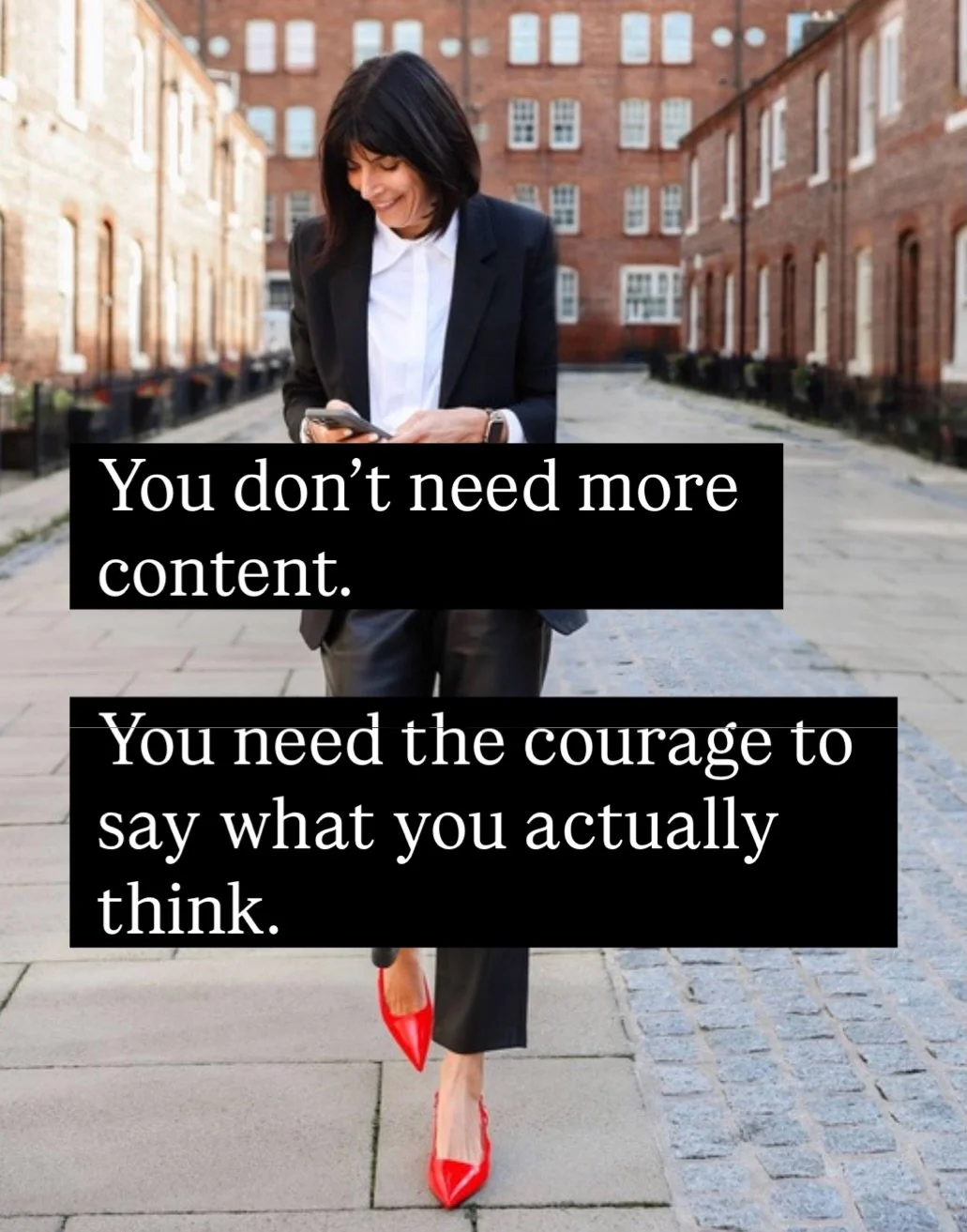 Most positioning advice tells you to niche down, polish your brand, and get clear on your offer.

But the most magnetic positioning I&rsquo;ve ever seen?

It sounds like someone who knows exactly who they are &mdash; and trusts their audience to reco
