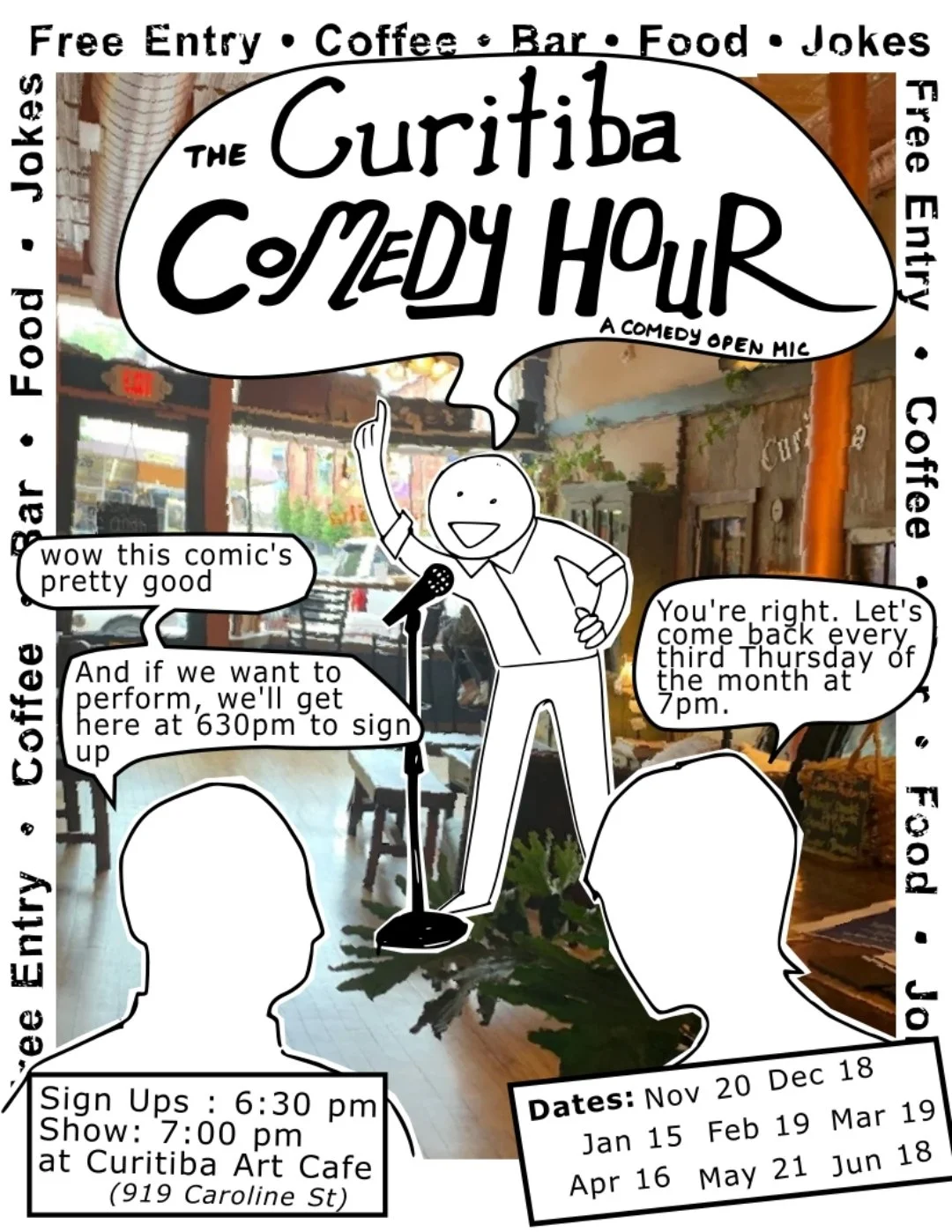 Curitiba Comey Hour Open Mic Feat. Liam and Gene