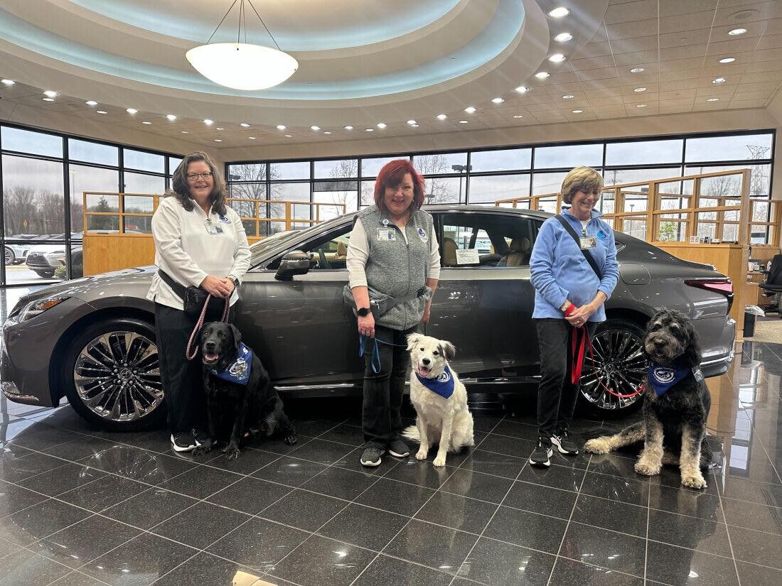 Great visit at Lexus of Memphis today!!
Thanks JoLynn &amp; Ben, Delynn &amp; Isobel and Robin &amp; Maxie.