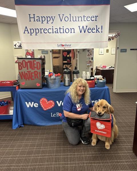 I wanted to share this sweet picture of one of our amazing therapy dog teams! We love Alisa and Willow!! 

Hannah Rafieetary
Volunteer Coordinator