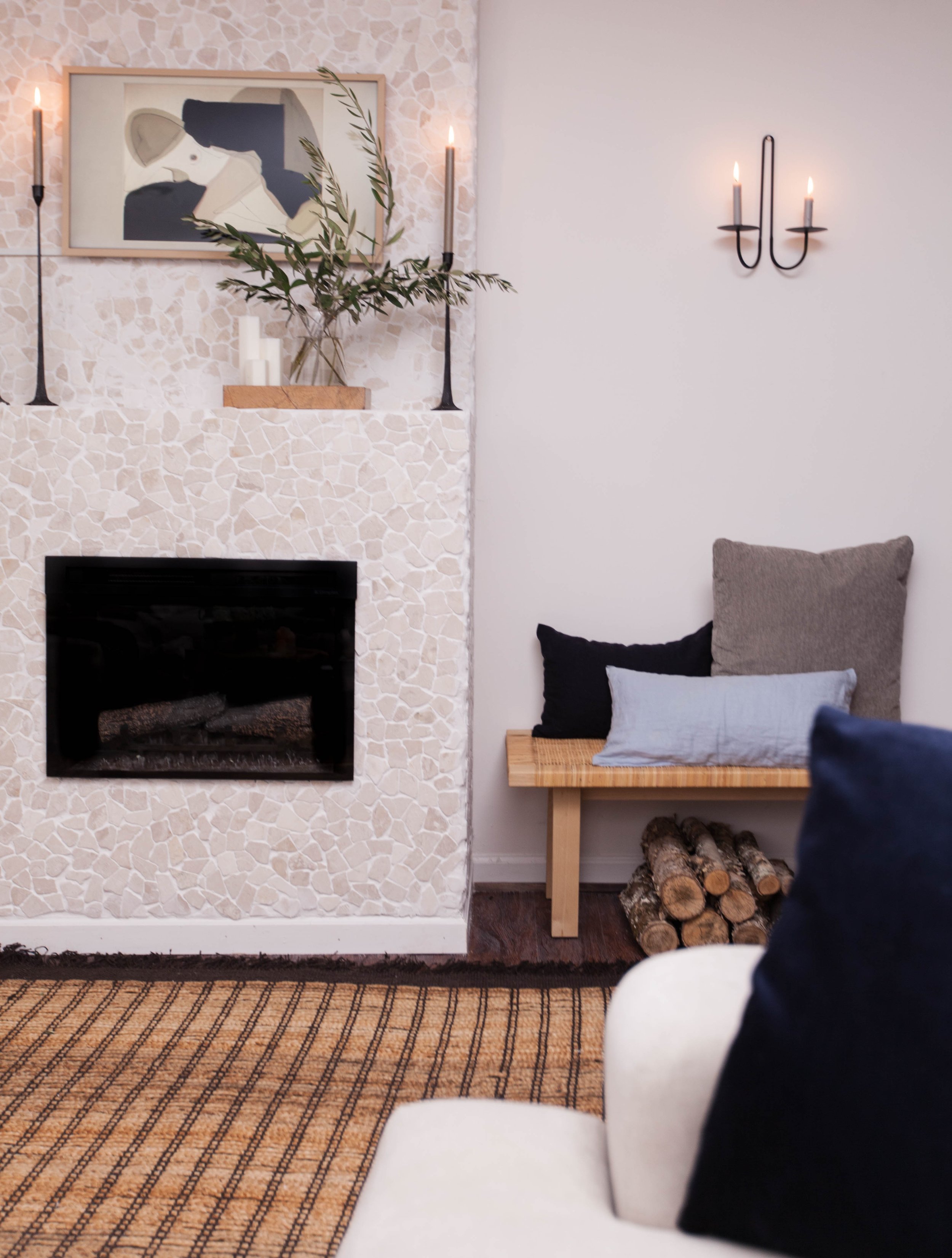 A hygge spirit | Nordic cottage fireplace addition