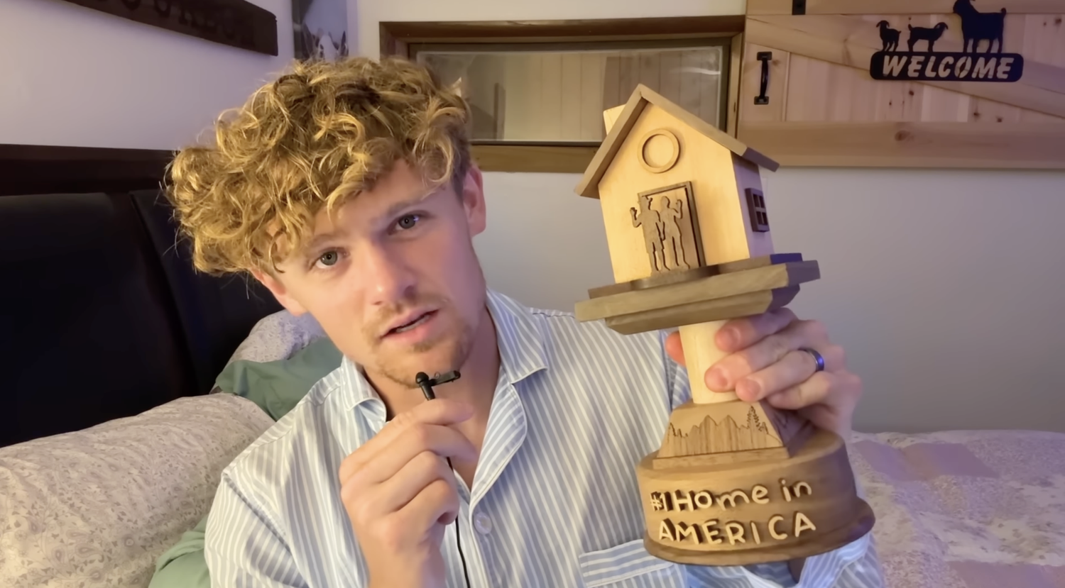 Ryan Trahan 50 States trophies — wood fabrication and finish