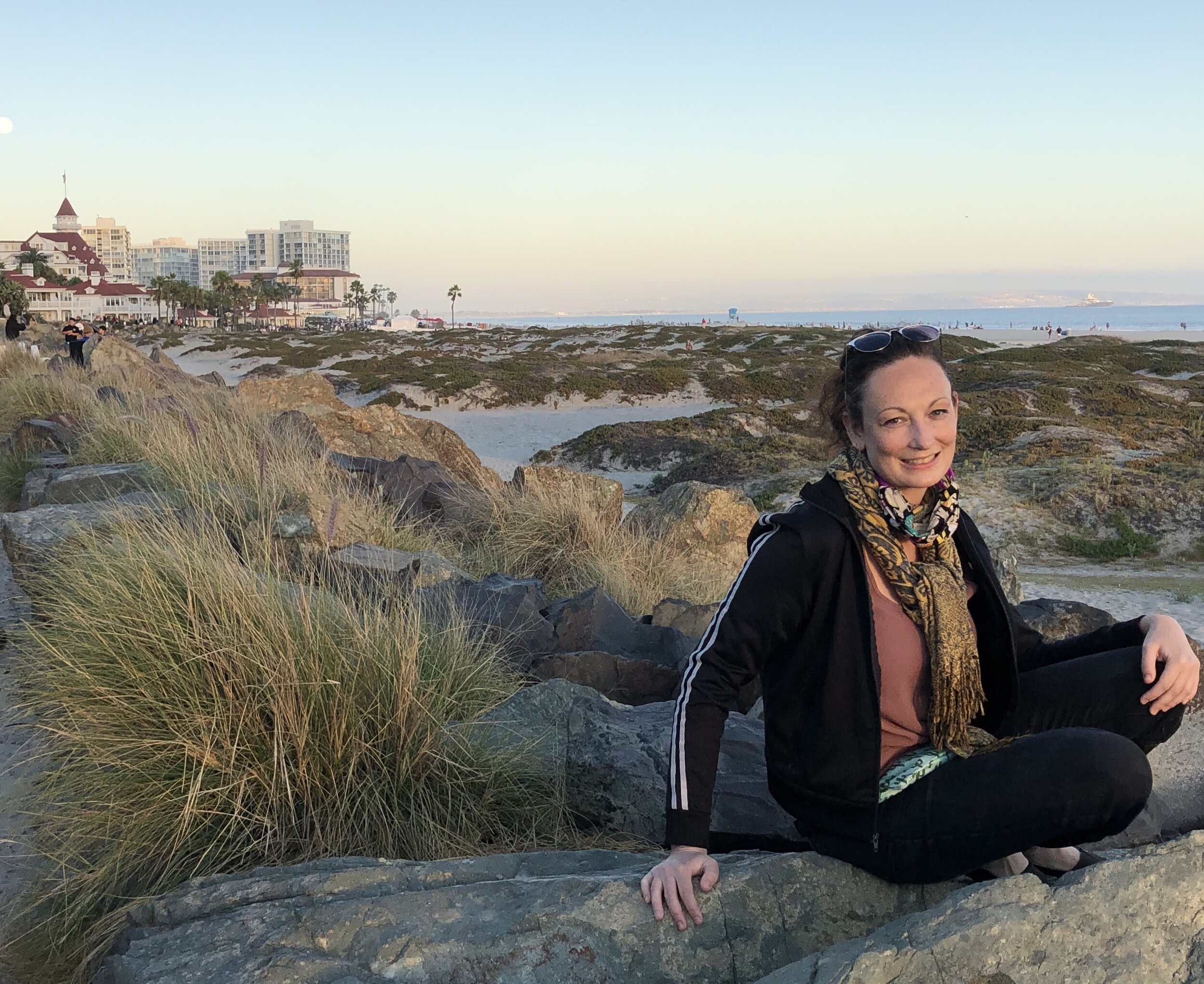 Enjoying San Diego's beaches at sunset.jpeg