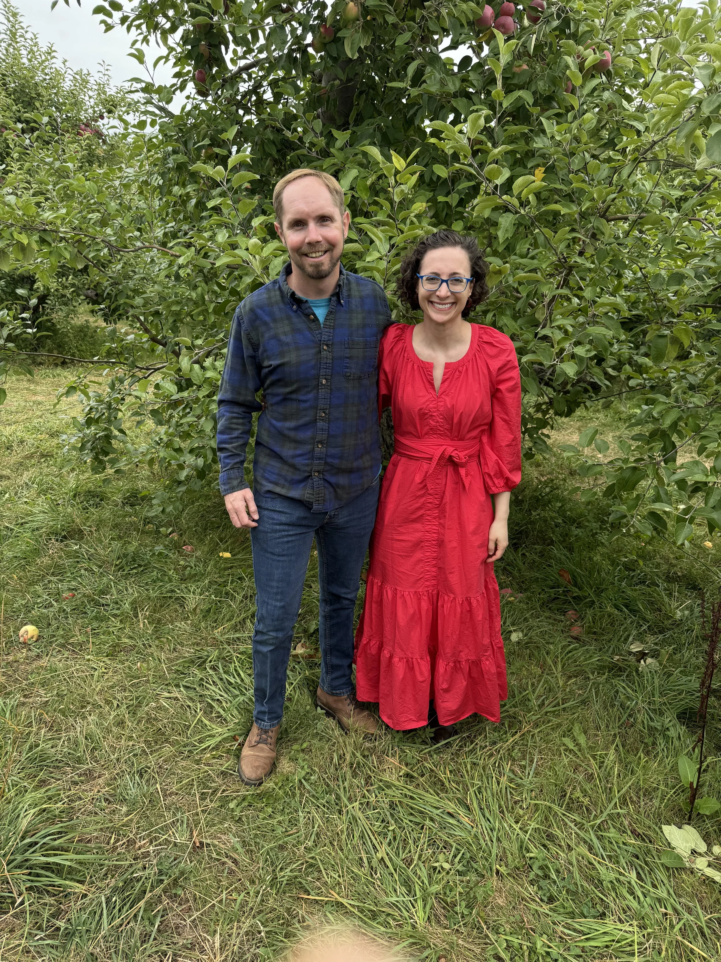 Picking apples with friends for the Jewish new year.jpg