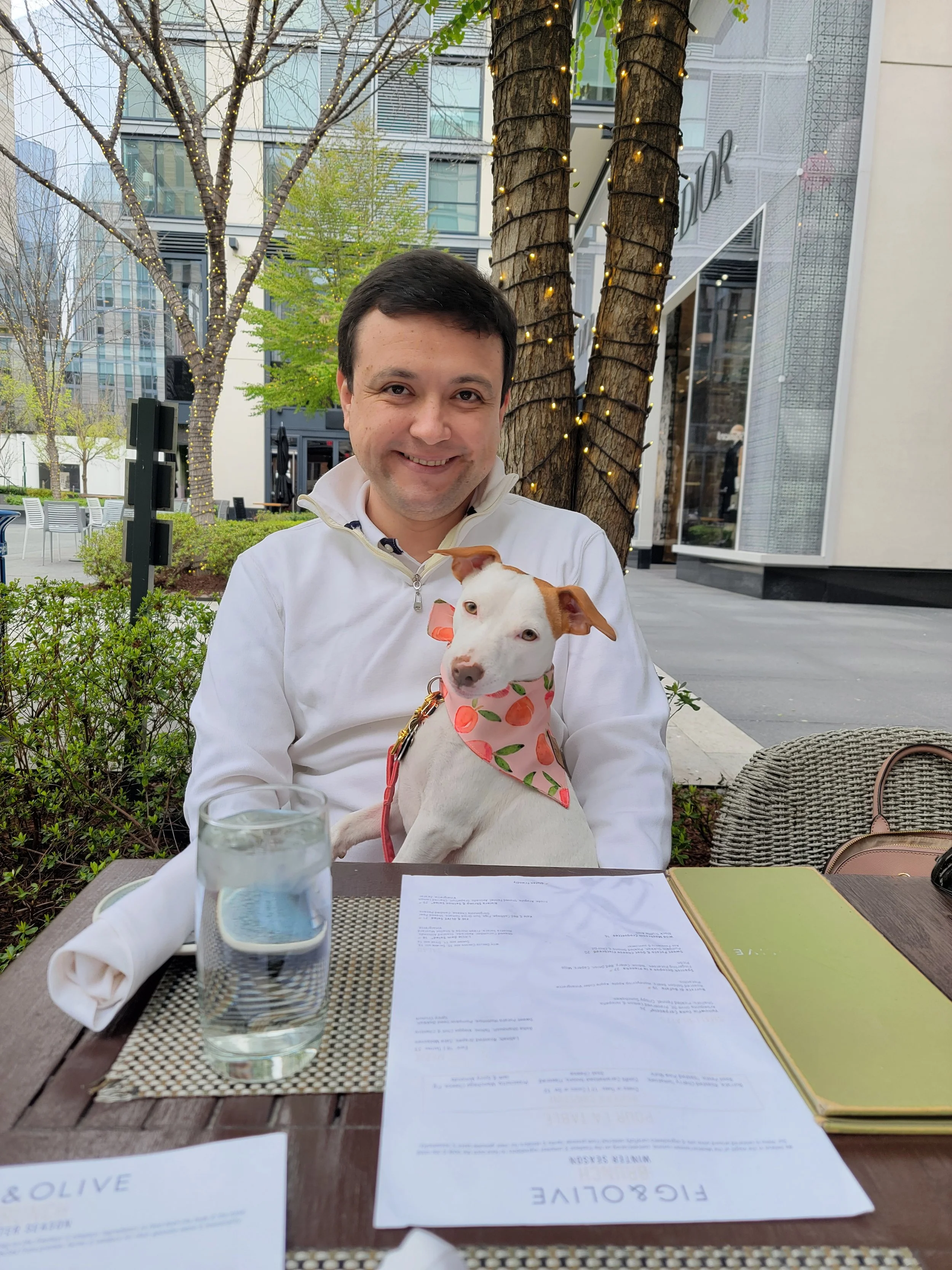 Eating outdoors with Penny.jpg