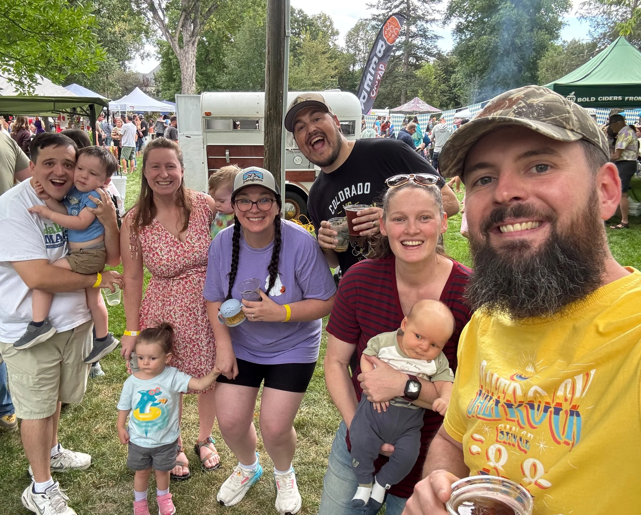 Angie Russ and their friends at the local Oktoberfest.jpeg